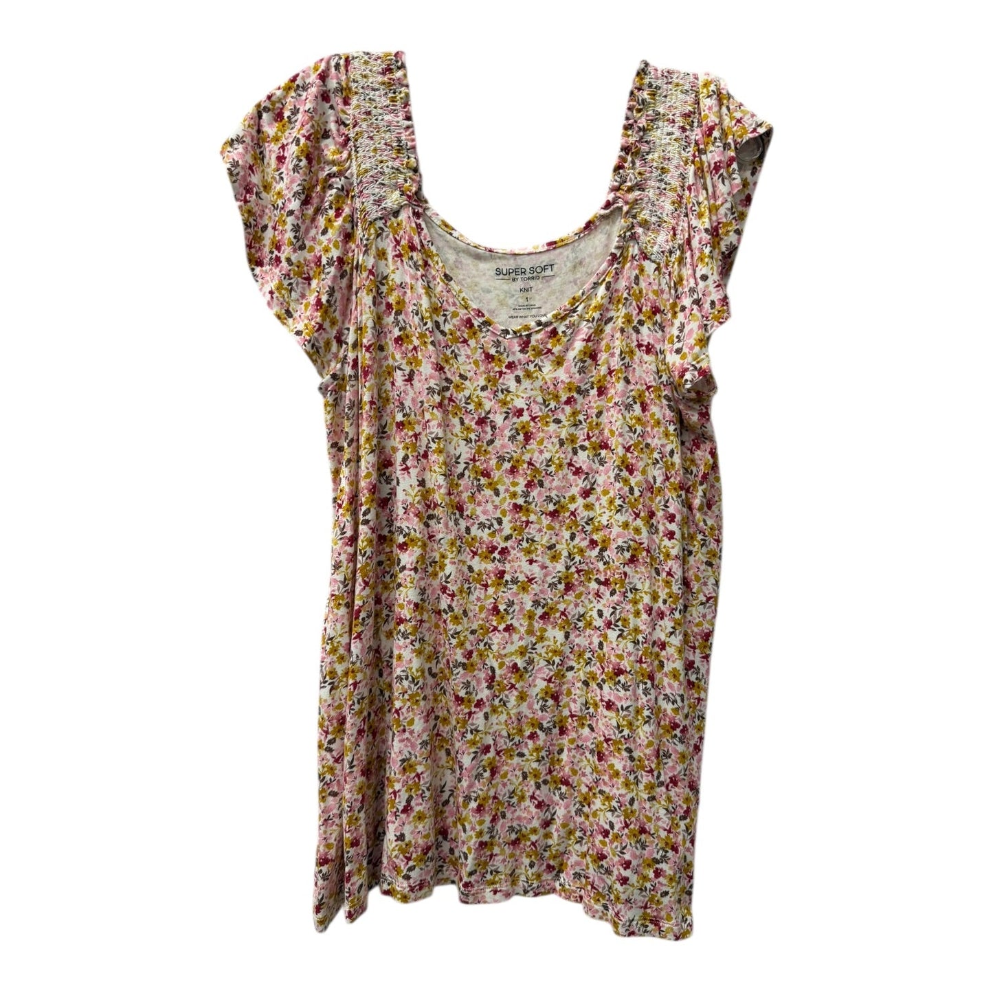 Top Ss By Torrid In Pink, Size:1X