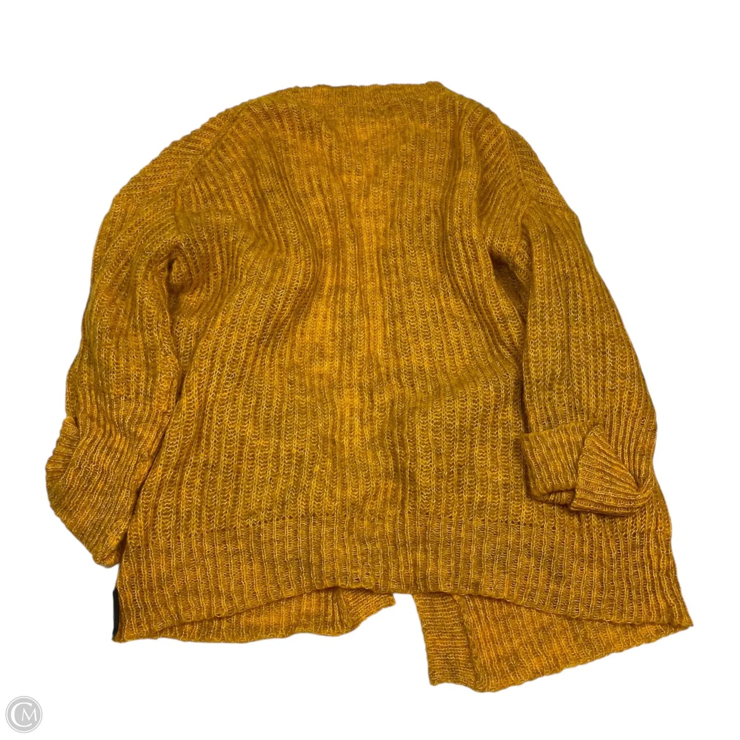 Sweater Cardigan By New Directions In Orange, Size: L