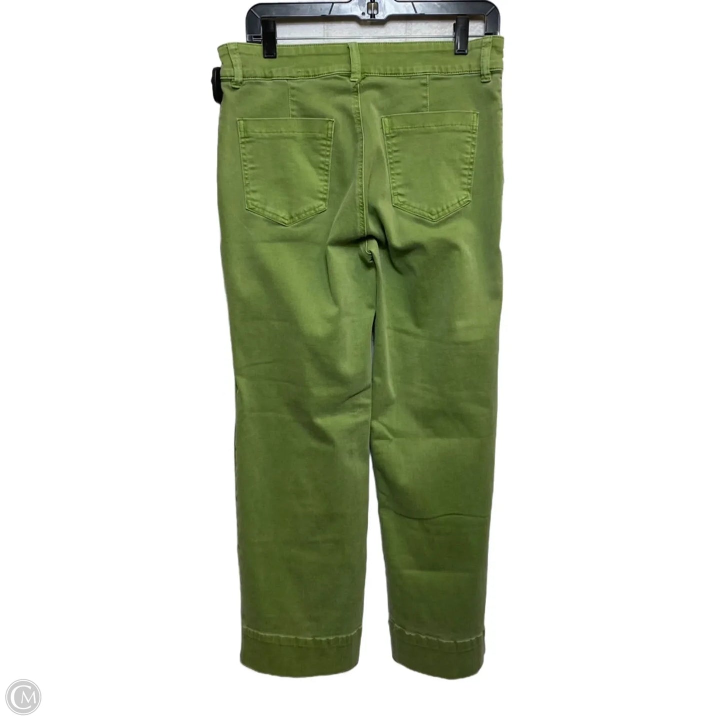 Jeans Wide Leg By Kut In Green Denim, Size: 8