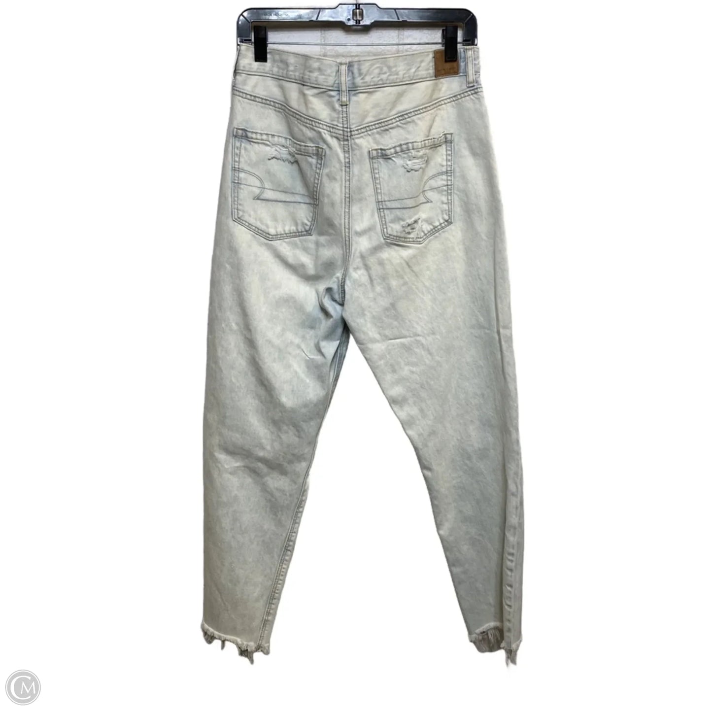 Jeans Boyfriend By American Eagle In Blue Denim, Size: 8