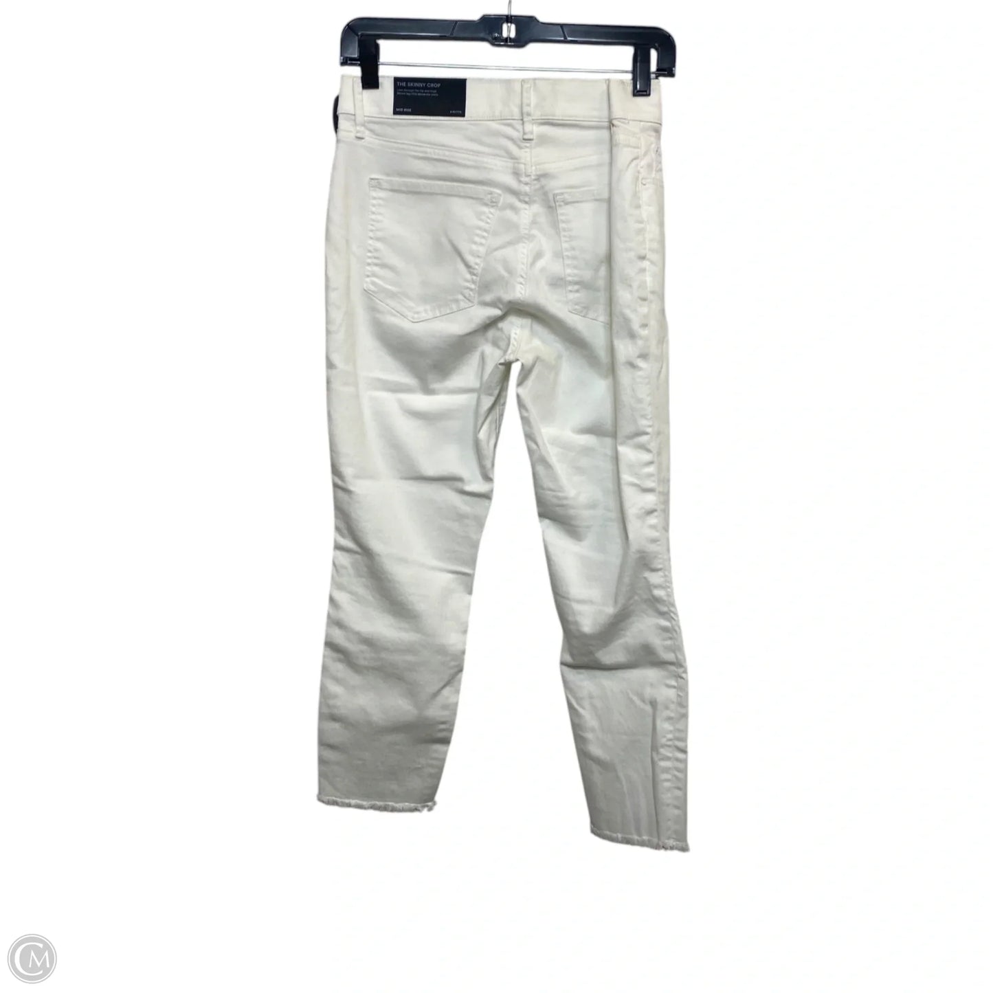 Jeans Skinny By Ann Taylor In White Denim, Size: 8p