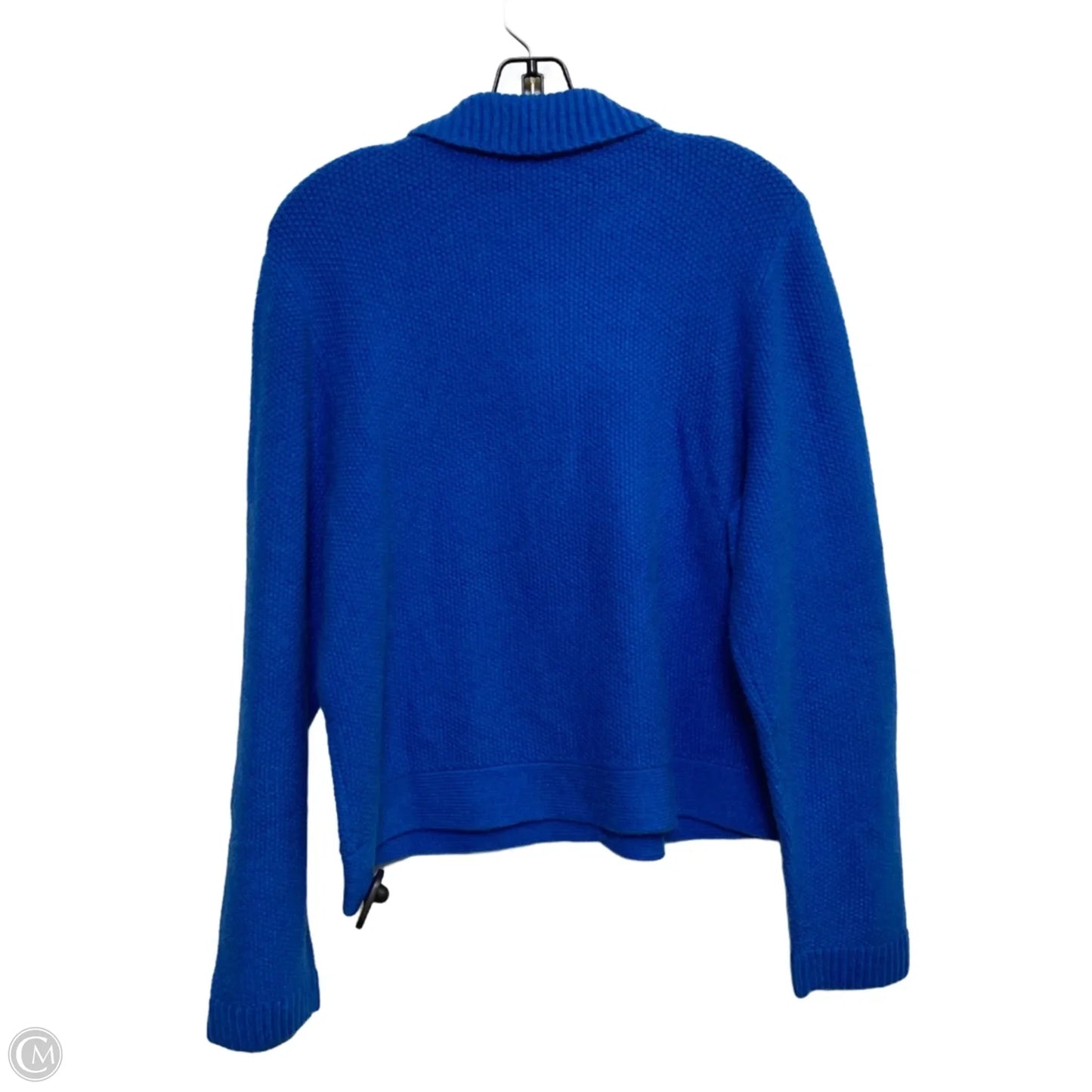 Sweater Cardigan By Ann Taylor In Blue, Size: Xl