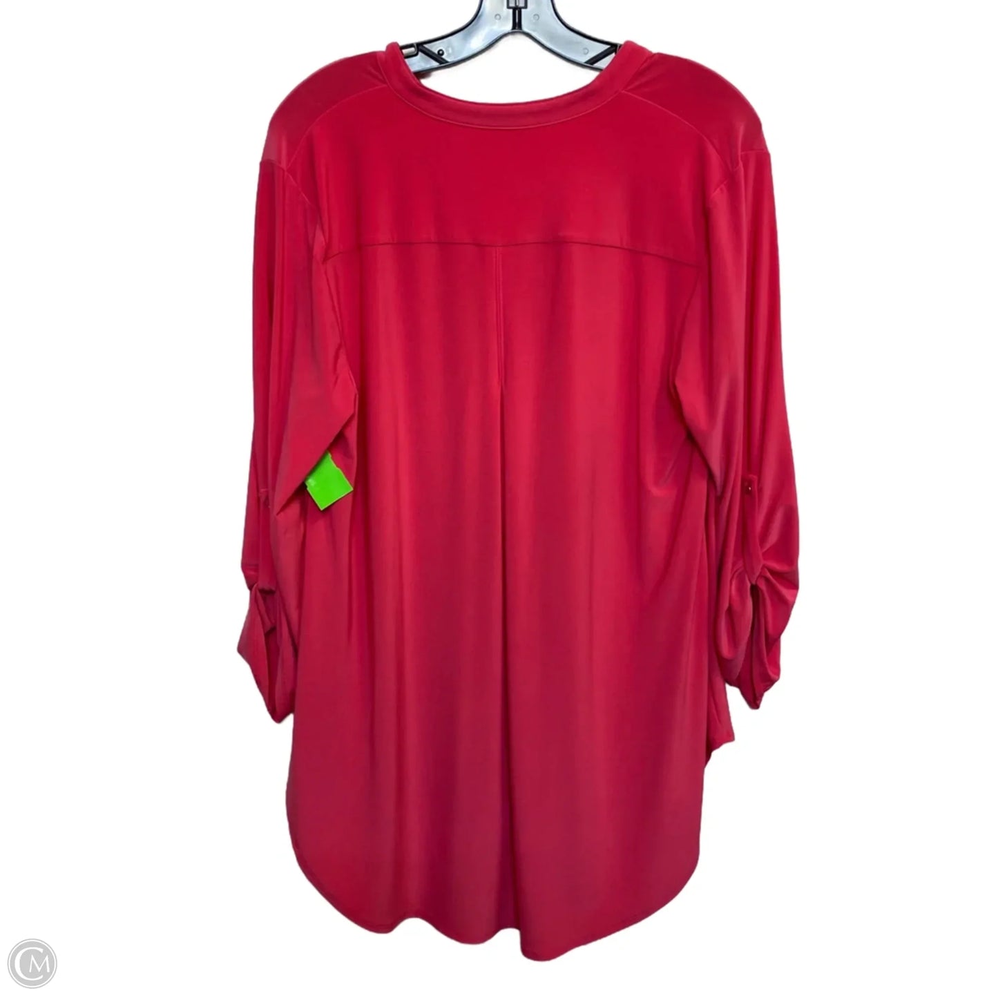 Top Long Sleeve By Cato In Pink, Size: L