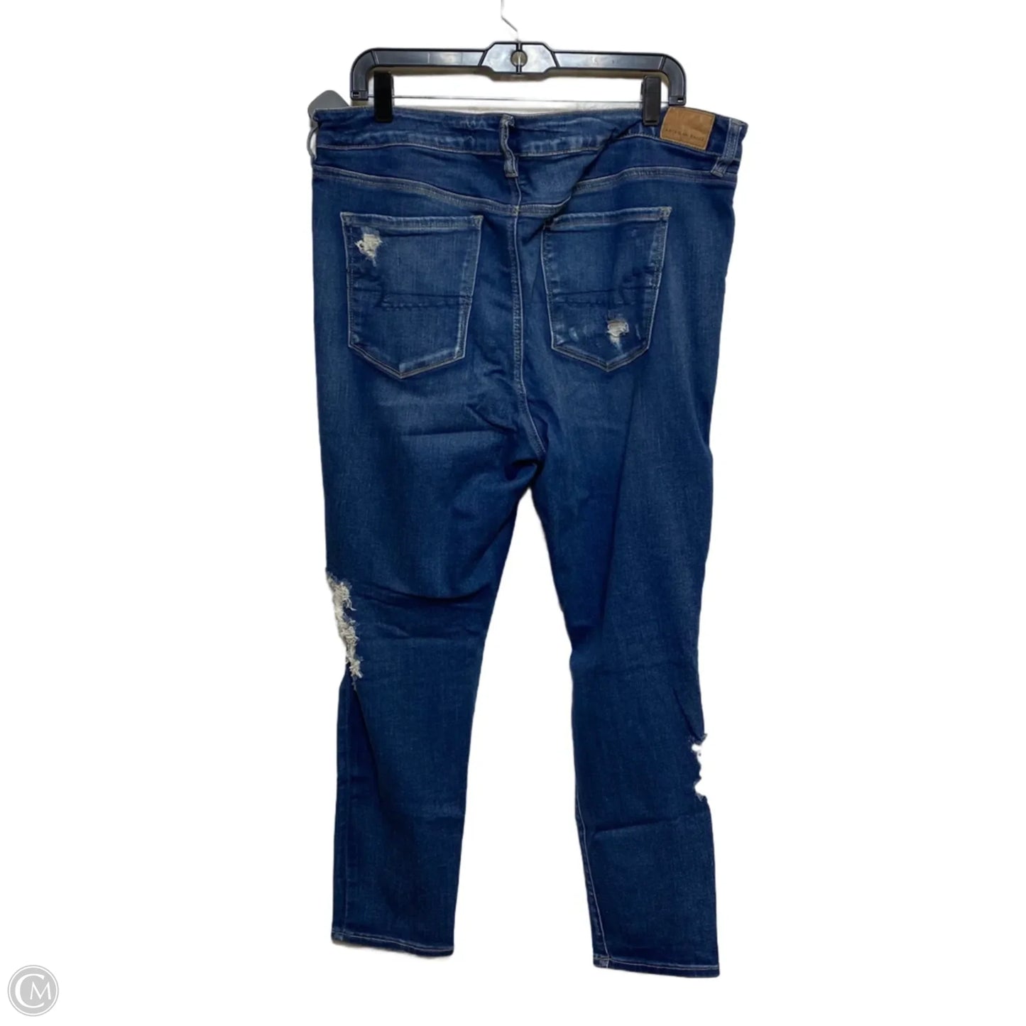 Jeans Jeggings By American Eagle In Blue Denim, Size: 20