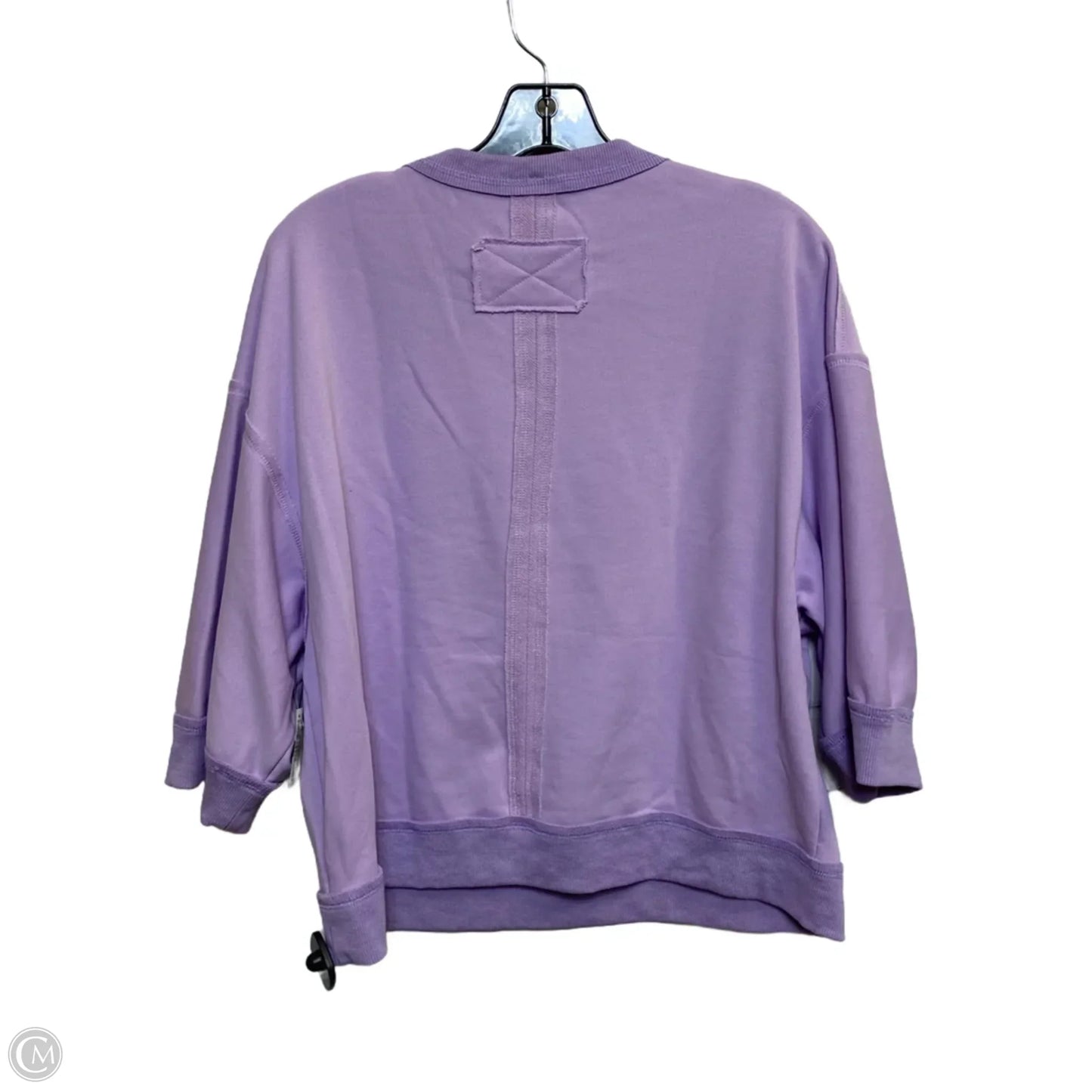 Top Short Sleeve By Cmf In Purple, Size: S