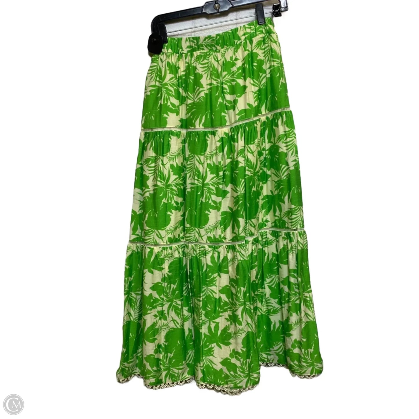Skirt Maxi By Vestique In Green, Size: M