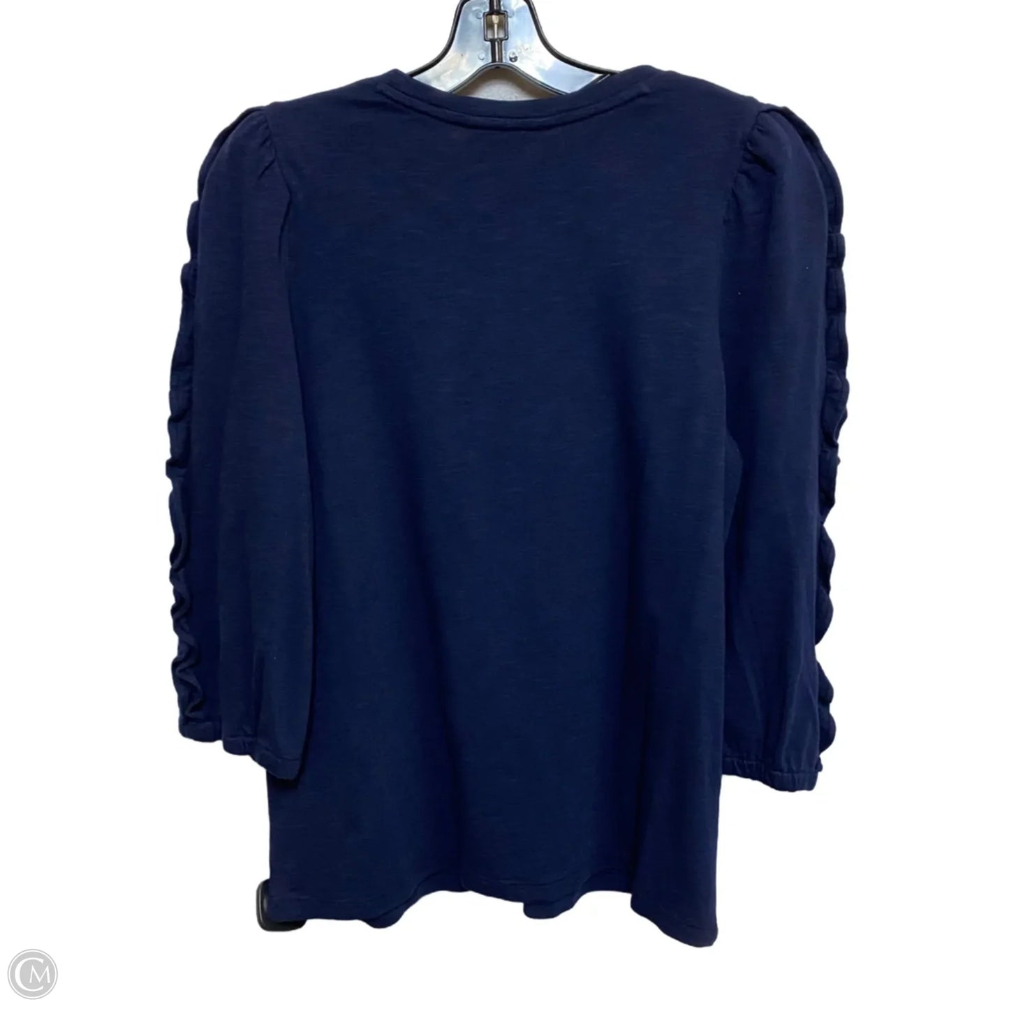 Top Long Sleeve By Crown And Ivy In Navy, Size: S