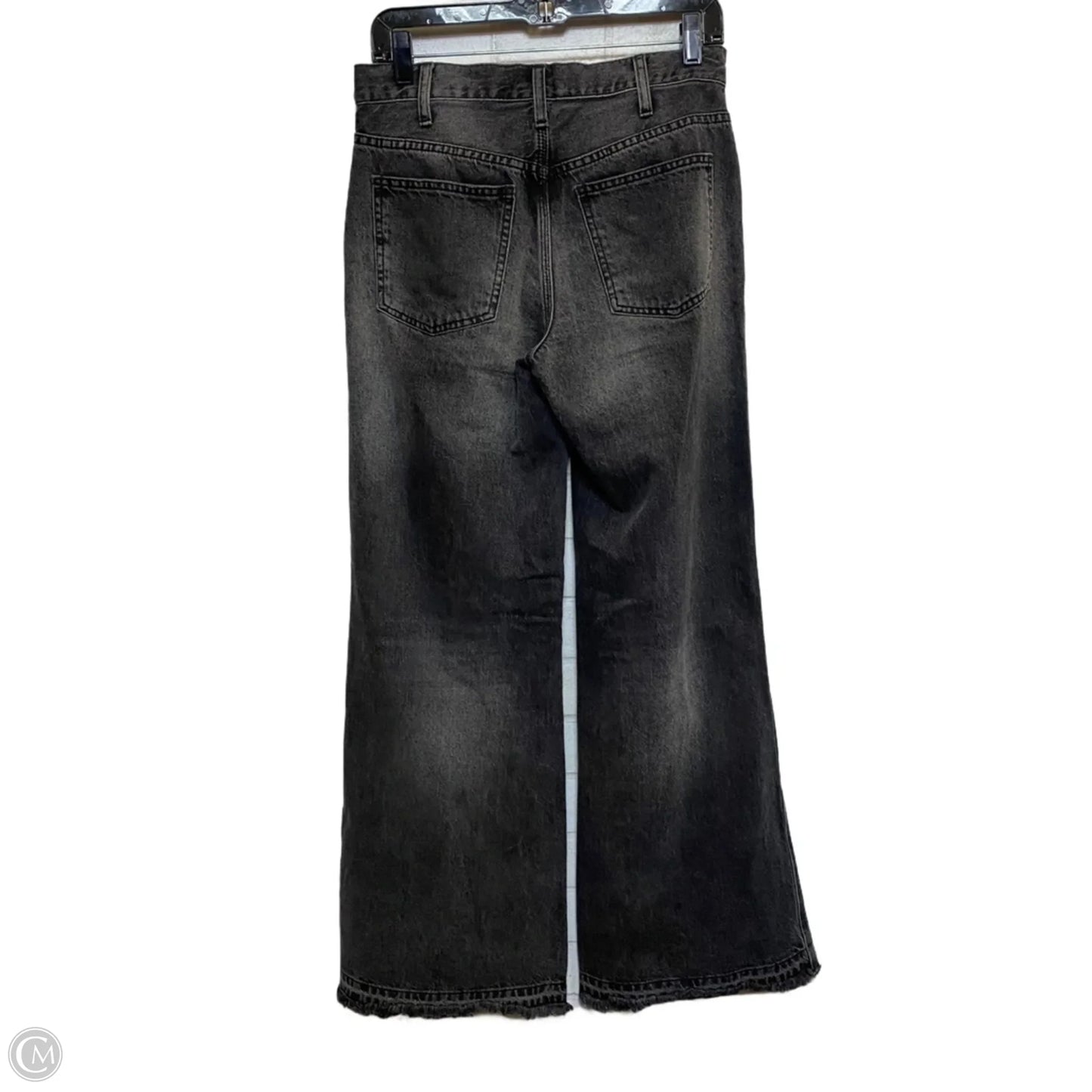Jeans Wide Leg By We The Free In Black Denim, Size: 2