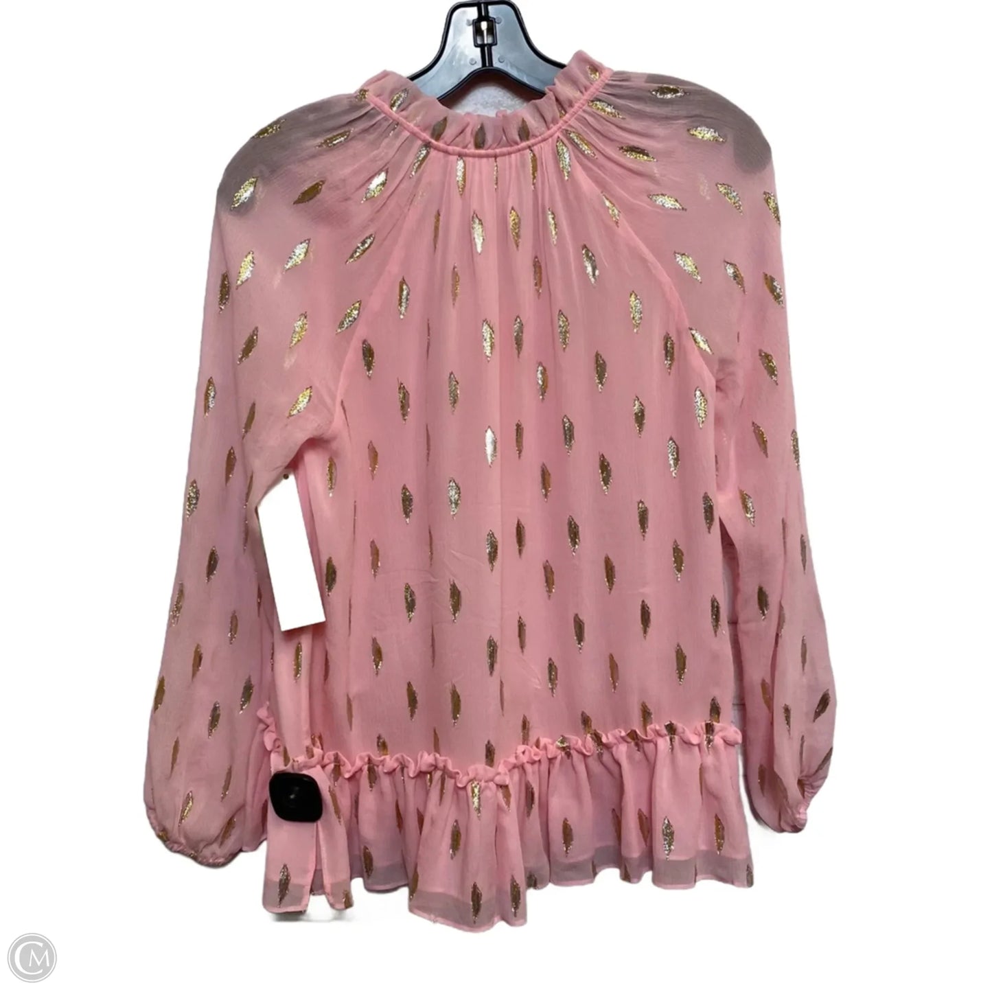 Top Long Sleeve Designer By Lilly Pulitzer In Pink, Size: Xs