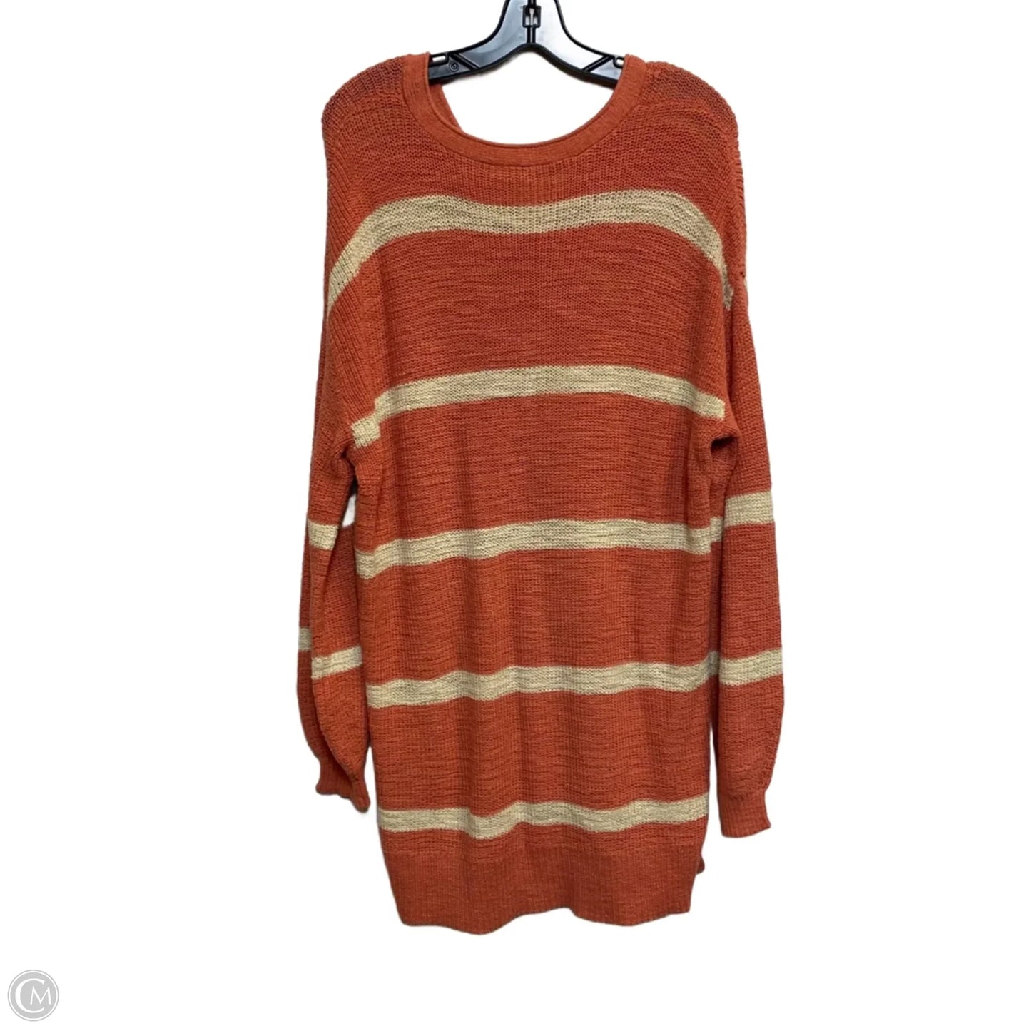 Dress Sweater By Terra & Sky In Orange, Size: Xl