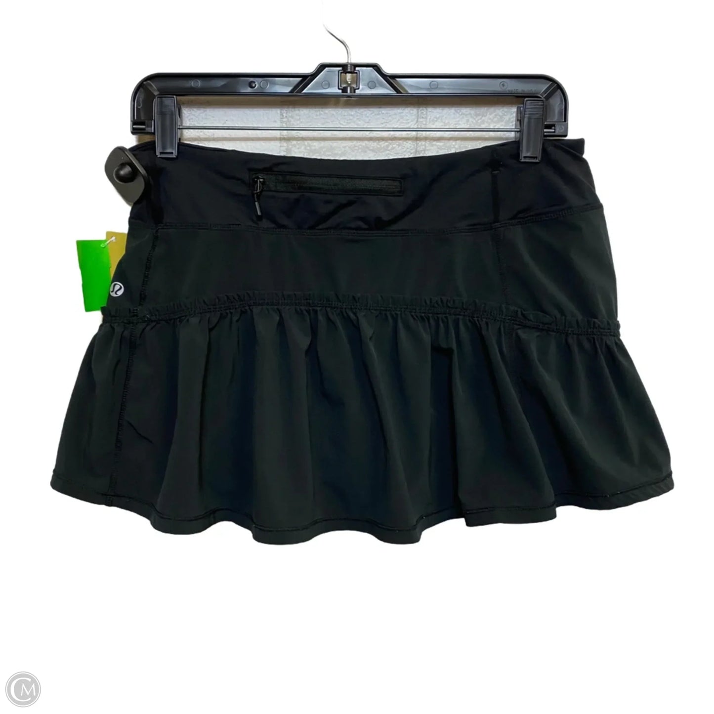 Athletic Skort By Lululemon In Black, Size: S