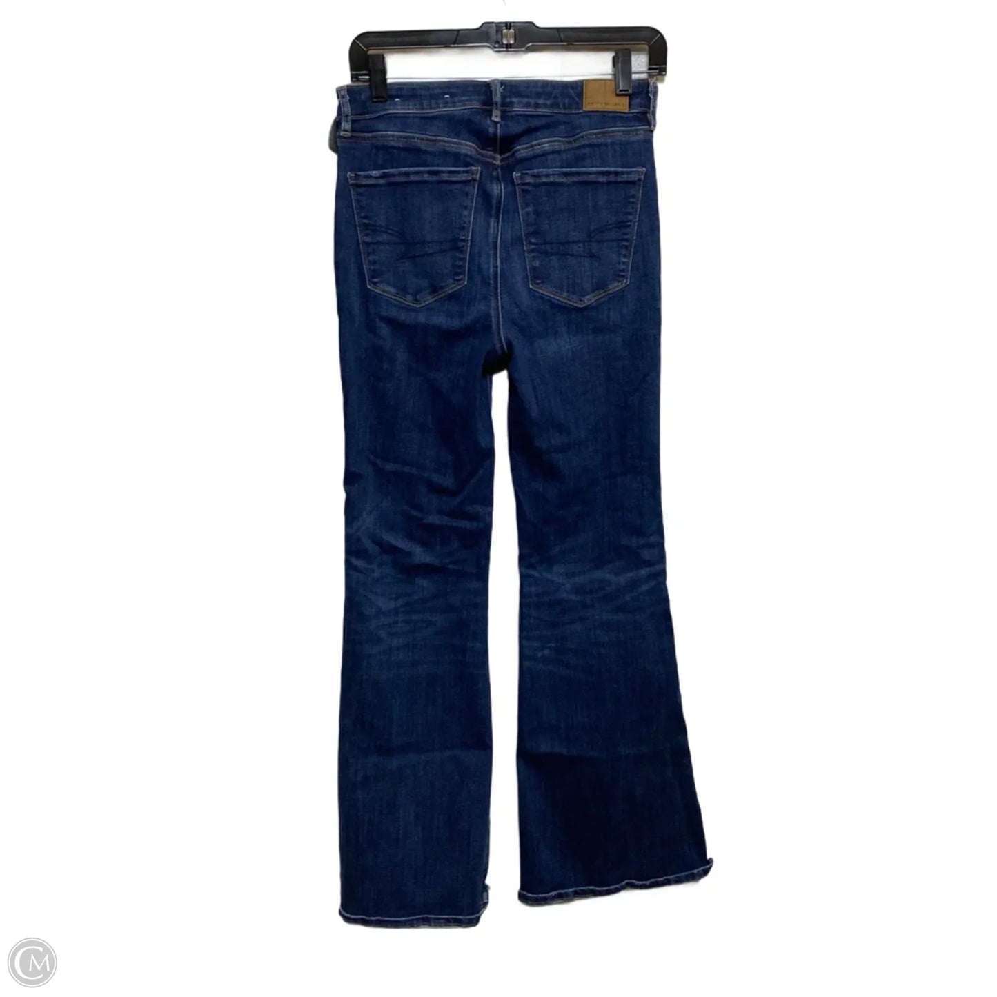 Jeans Flared By American Eagle In Blue Denim, Size: 6