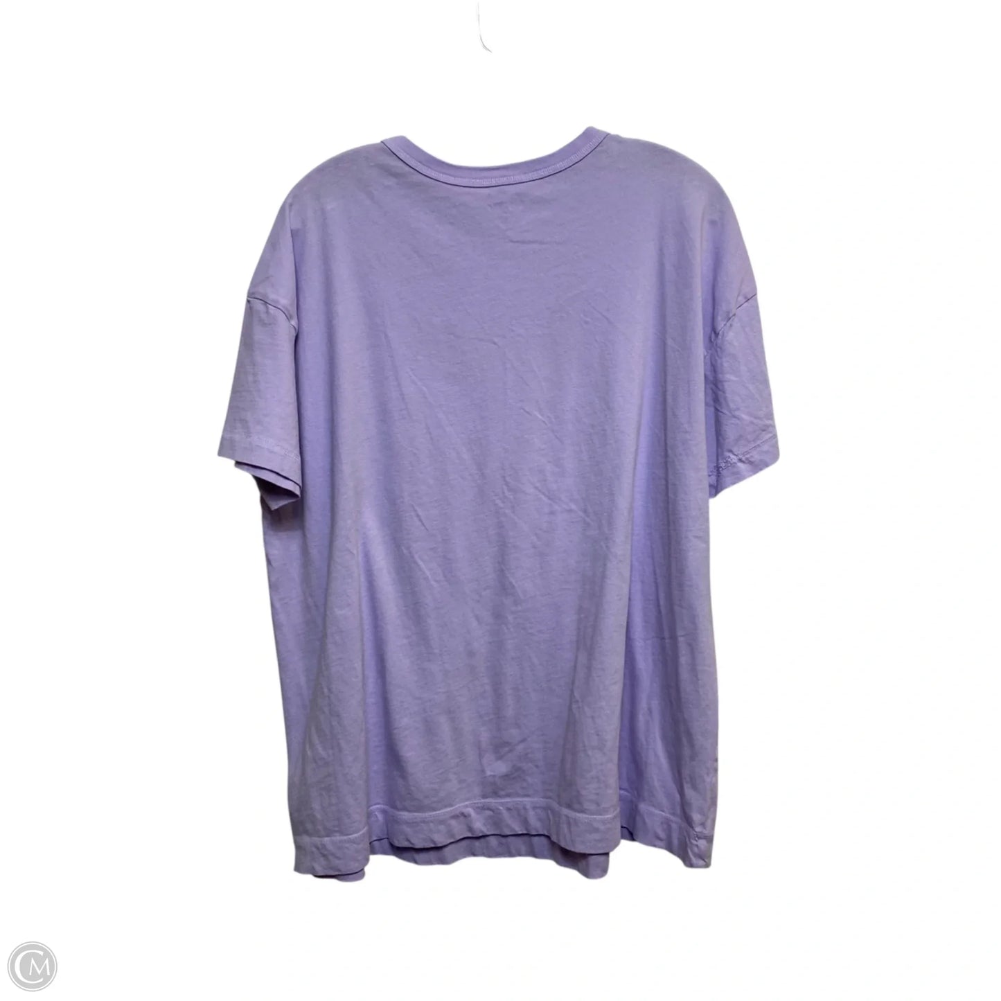 Top Short Sleeve Basic By Old Navy In Purple, Size: M