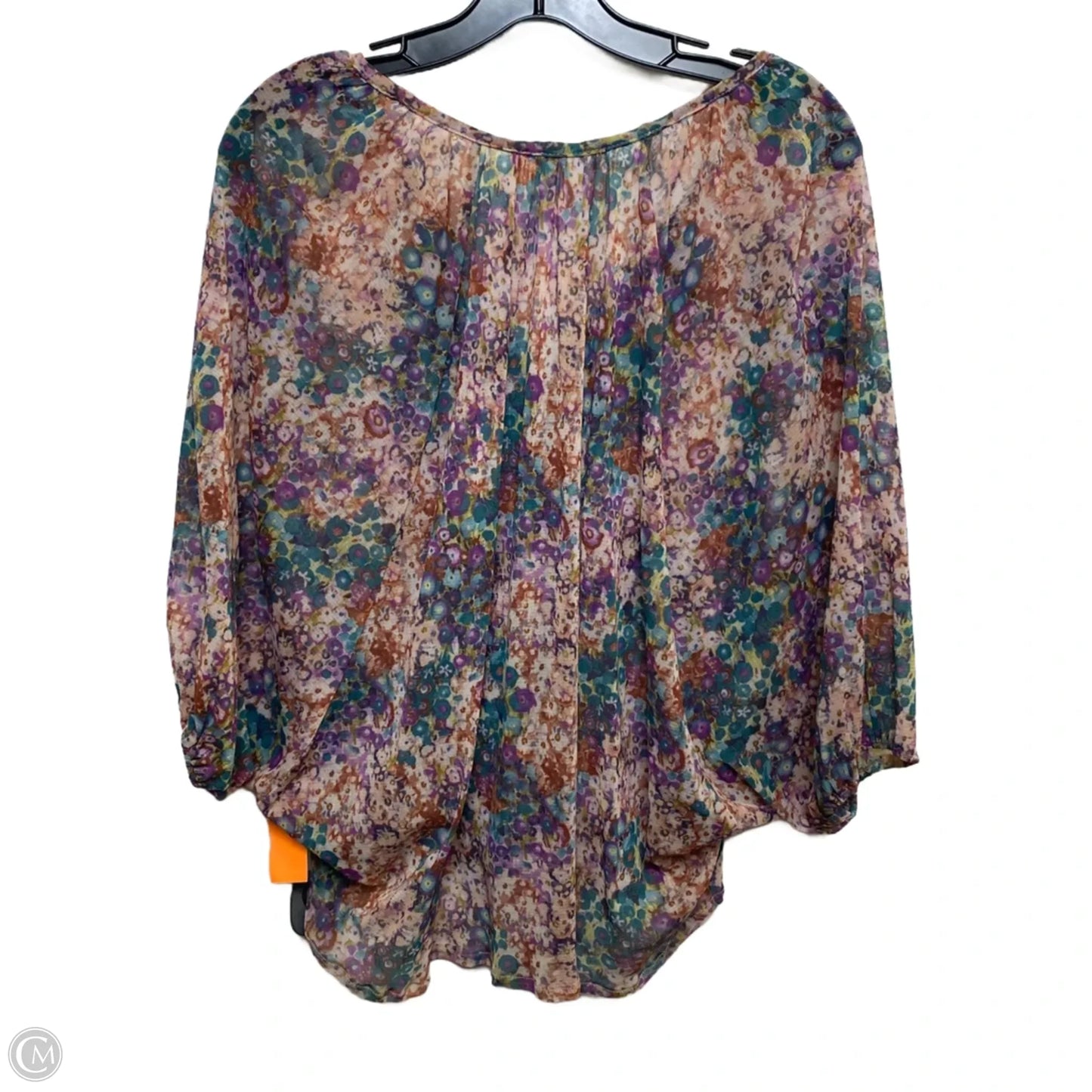 Top Short Sleeve By Weston Wear In Floral Print, Size: S