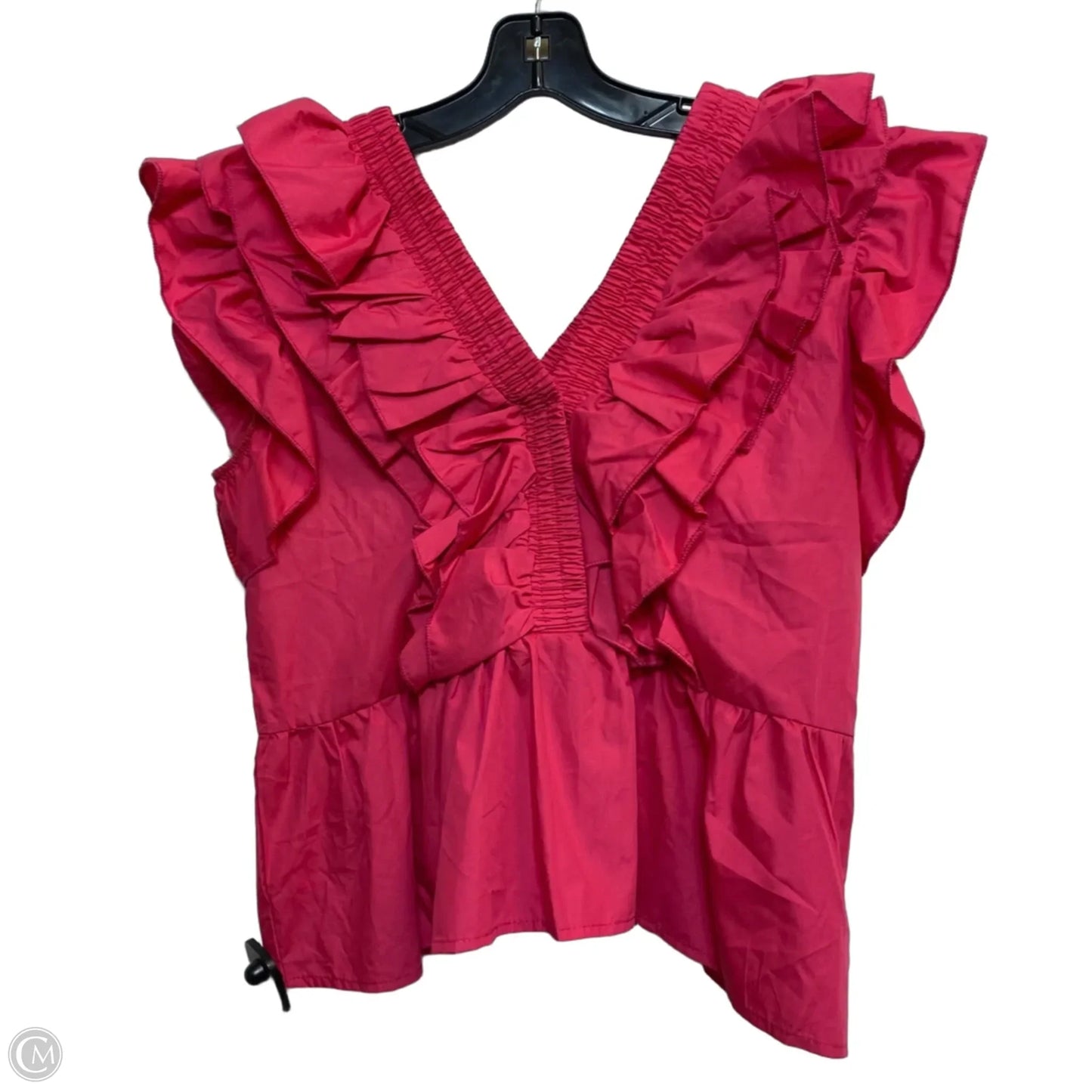 Top Sleeveless By Cmf In Pink, Size: L