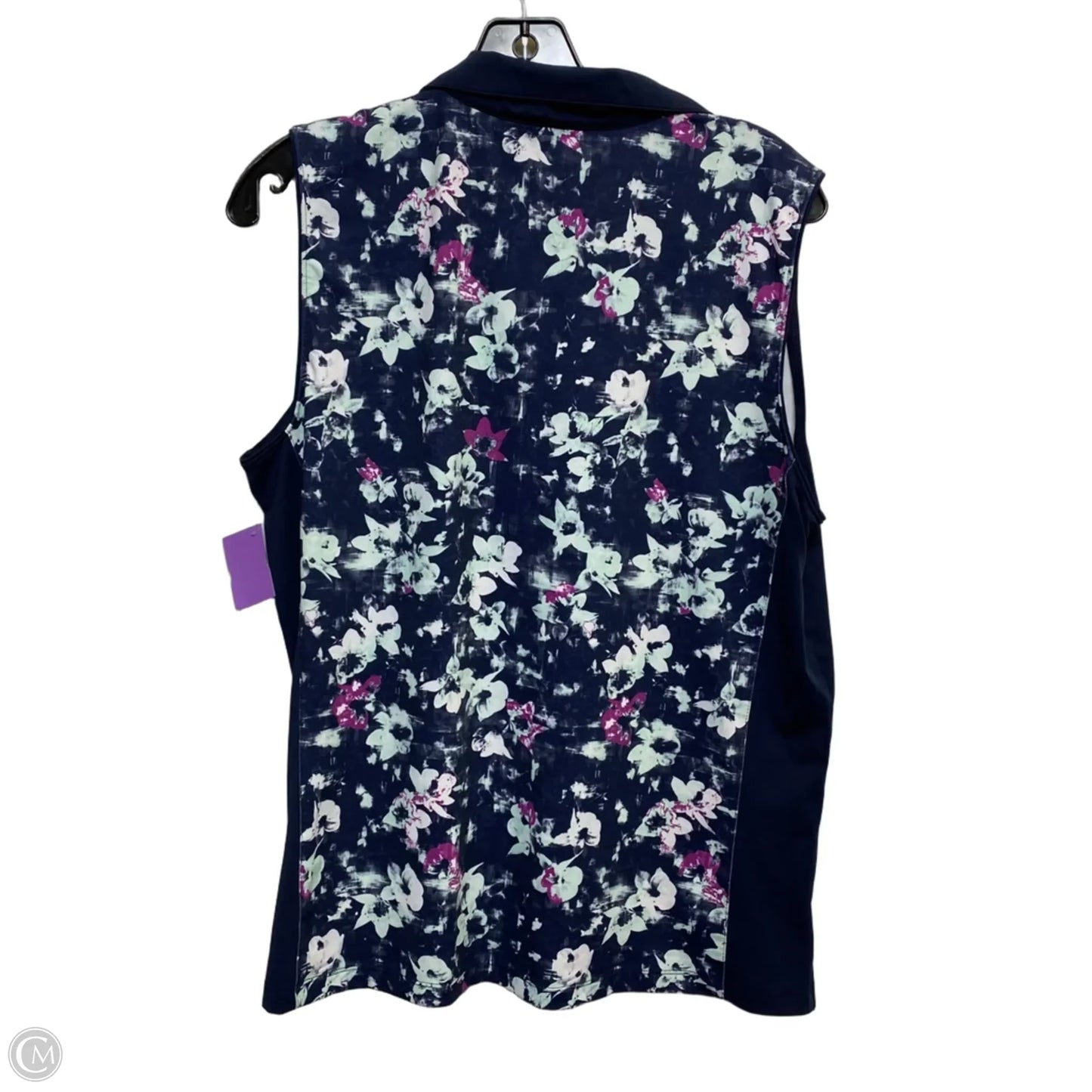 Athletic Tank Top By Lady Hagen In Navy, Size: Xl