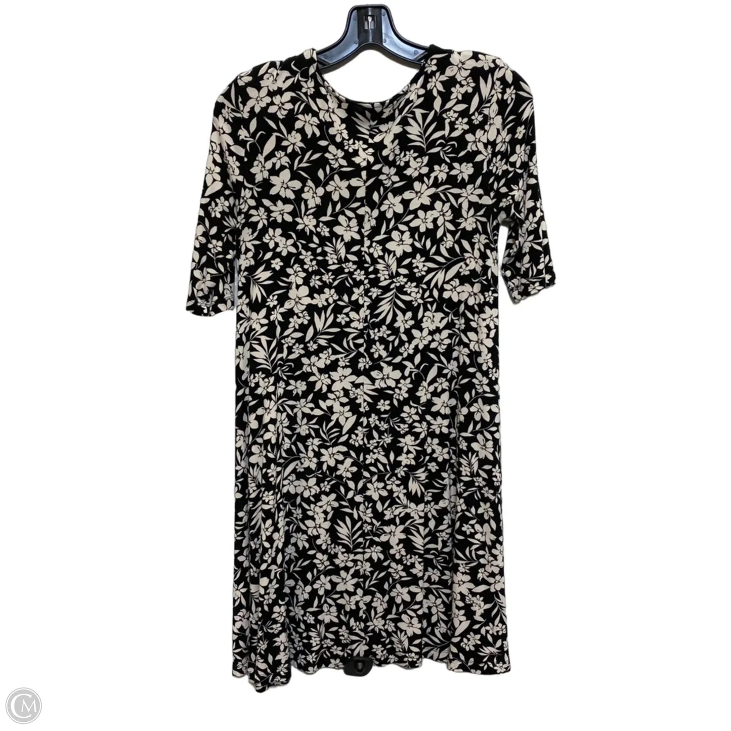 Dress Casual Short By Old Navy In Black & Cream, Size: Xs