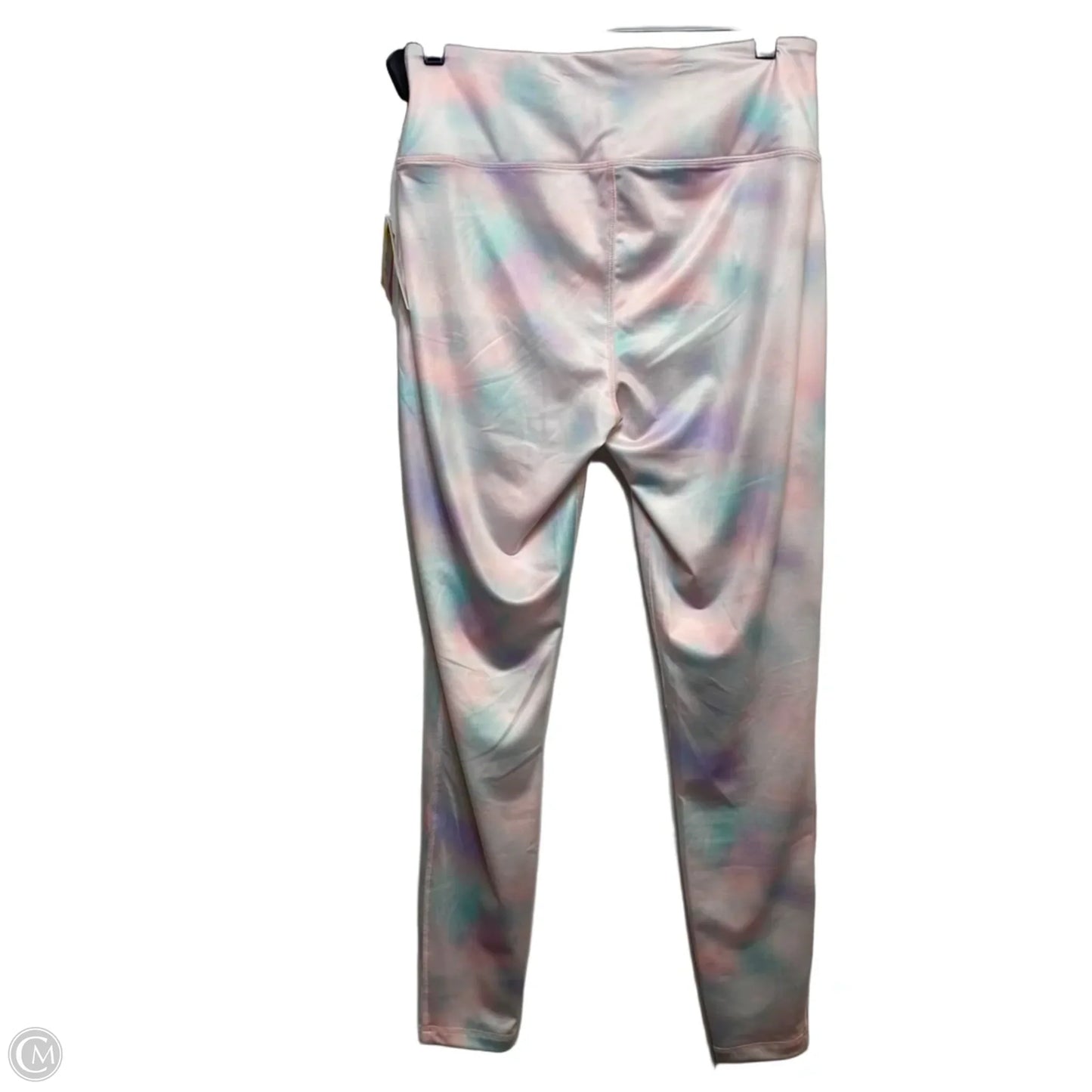 Athletic Leggings By Crown And Ivy In Blue & Pink, Size: M