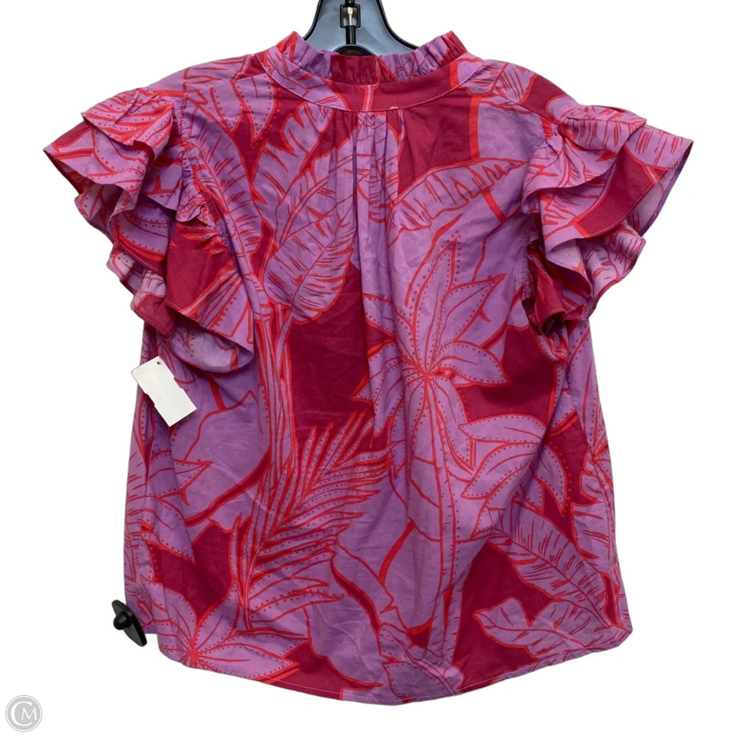 Top Sleeveless By Pinch In Purple & Red, Size: L
