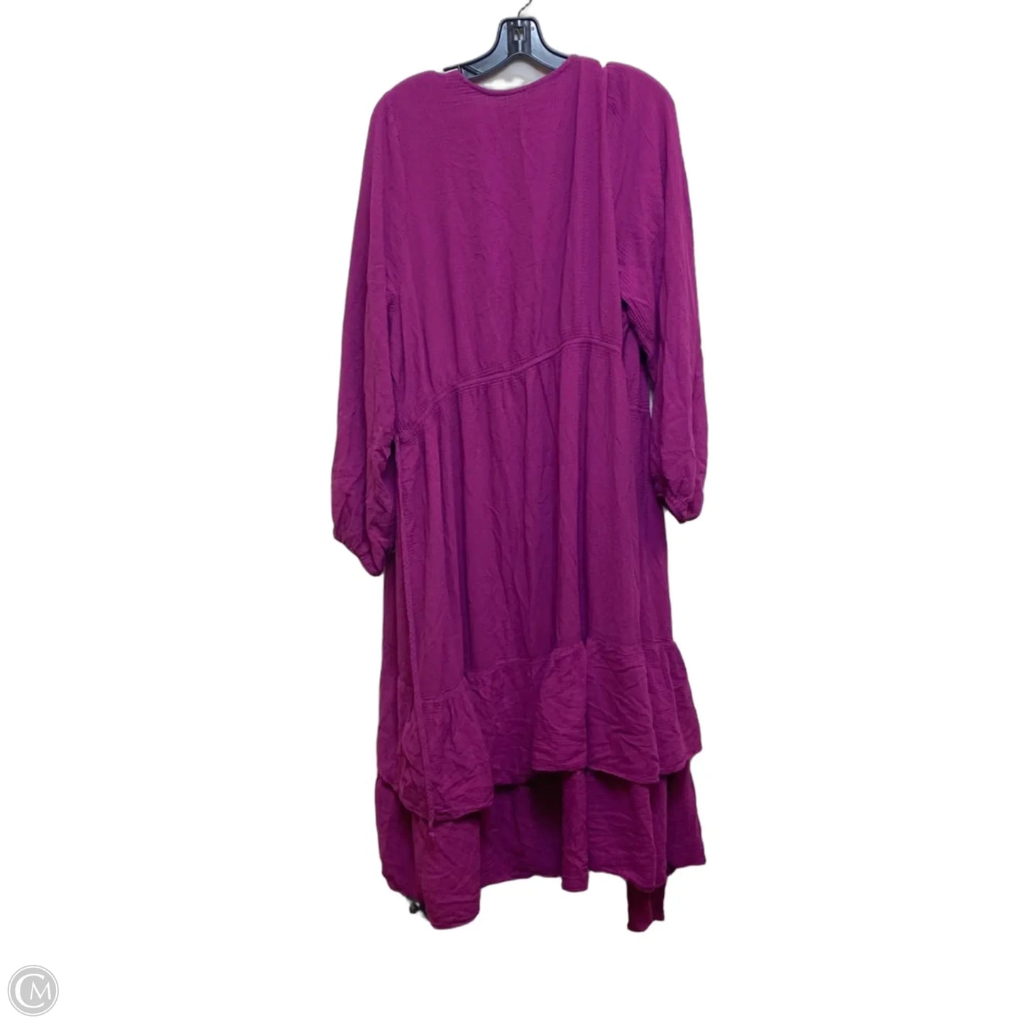 Dress Casual Midi By Knox Rose In Purple, Size: 2x