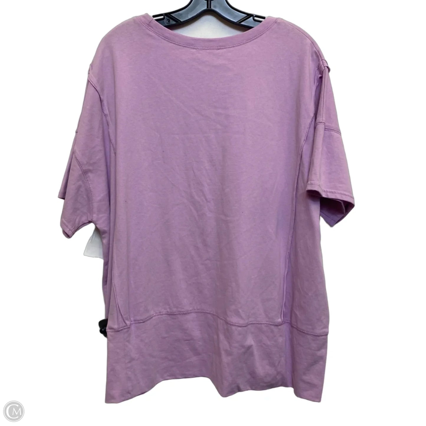 Top Short Sleeve By Fantastic Fawn In Purple, Size: L
