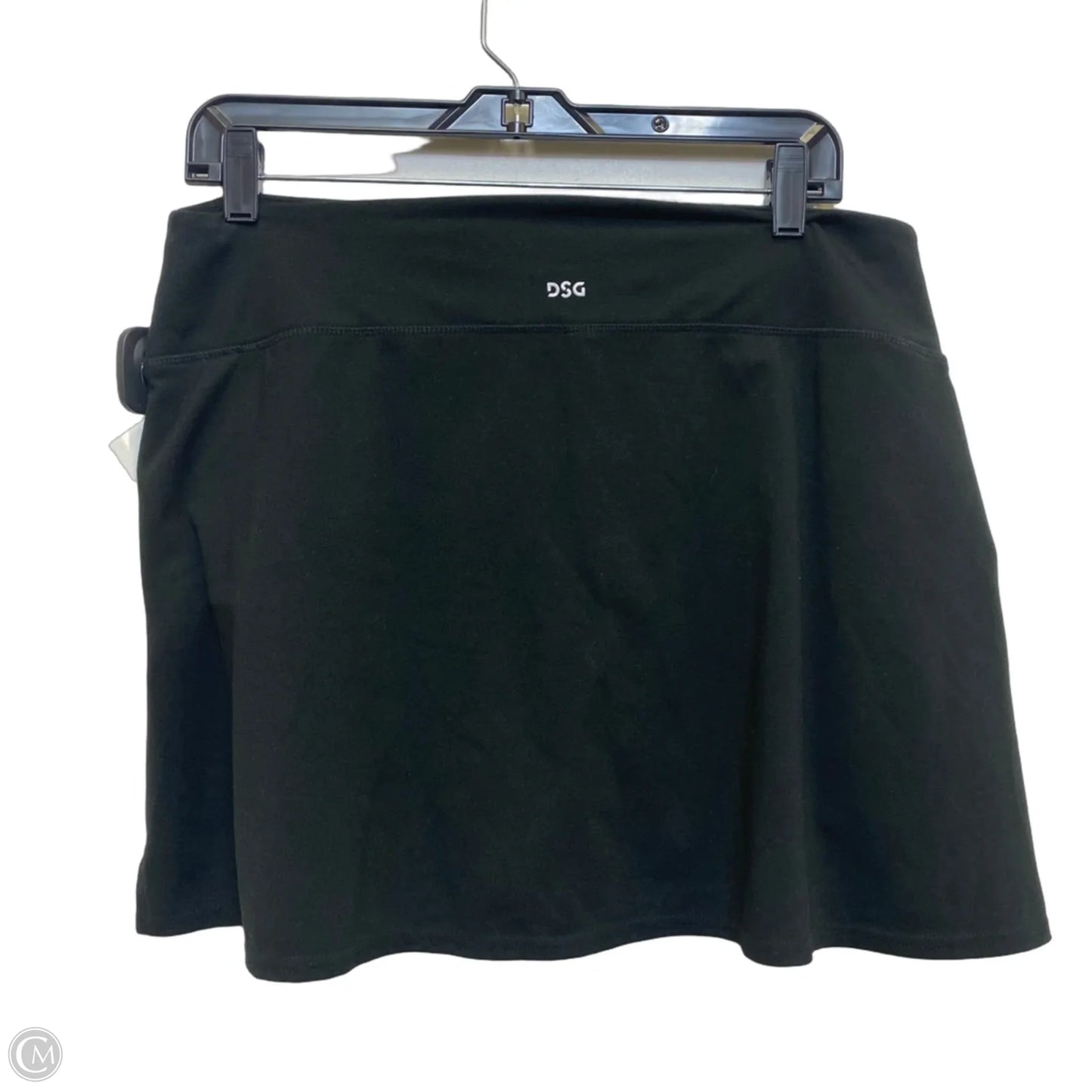 Athletic Skort By Dsg Outerwear In Black, Size: L