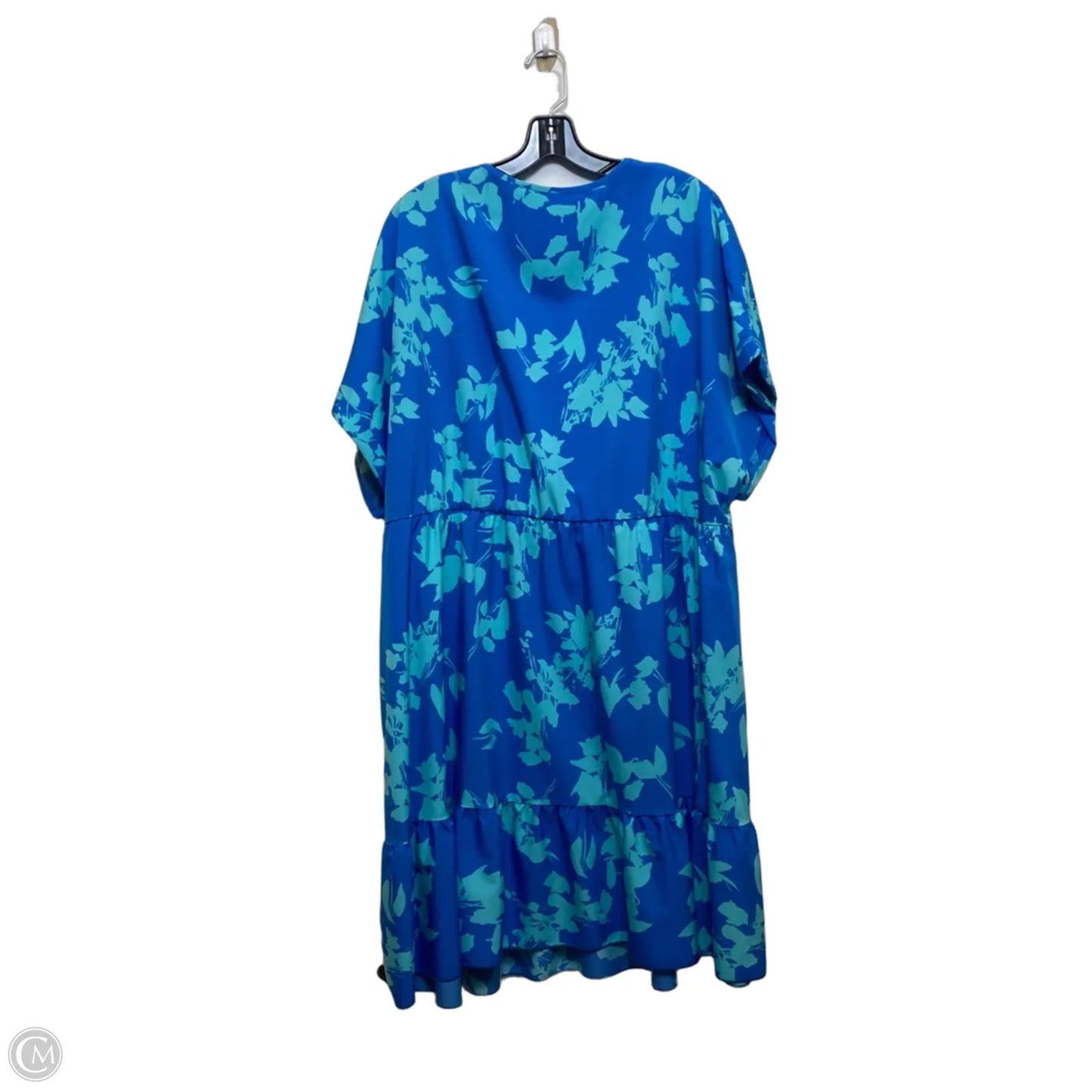 Dress Casual Short By Cmf In Blue, Size: 4x