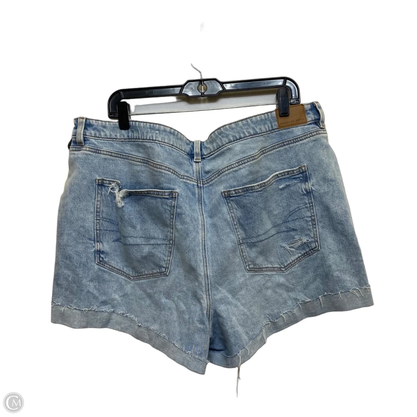 Shorts By American Eagle In Blue Denim, Size: 22