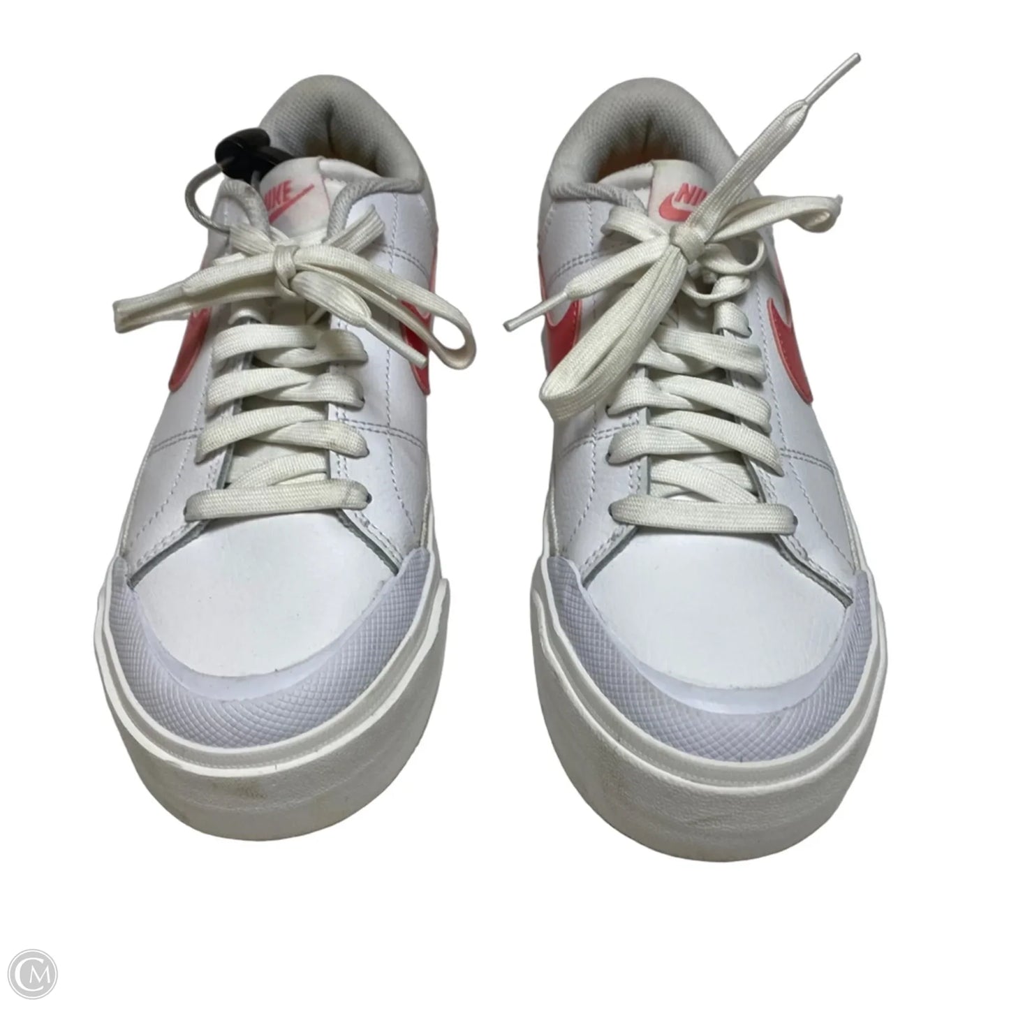 Shoes Sneakers By Nike In Pink & White, Size: 7.5