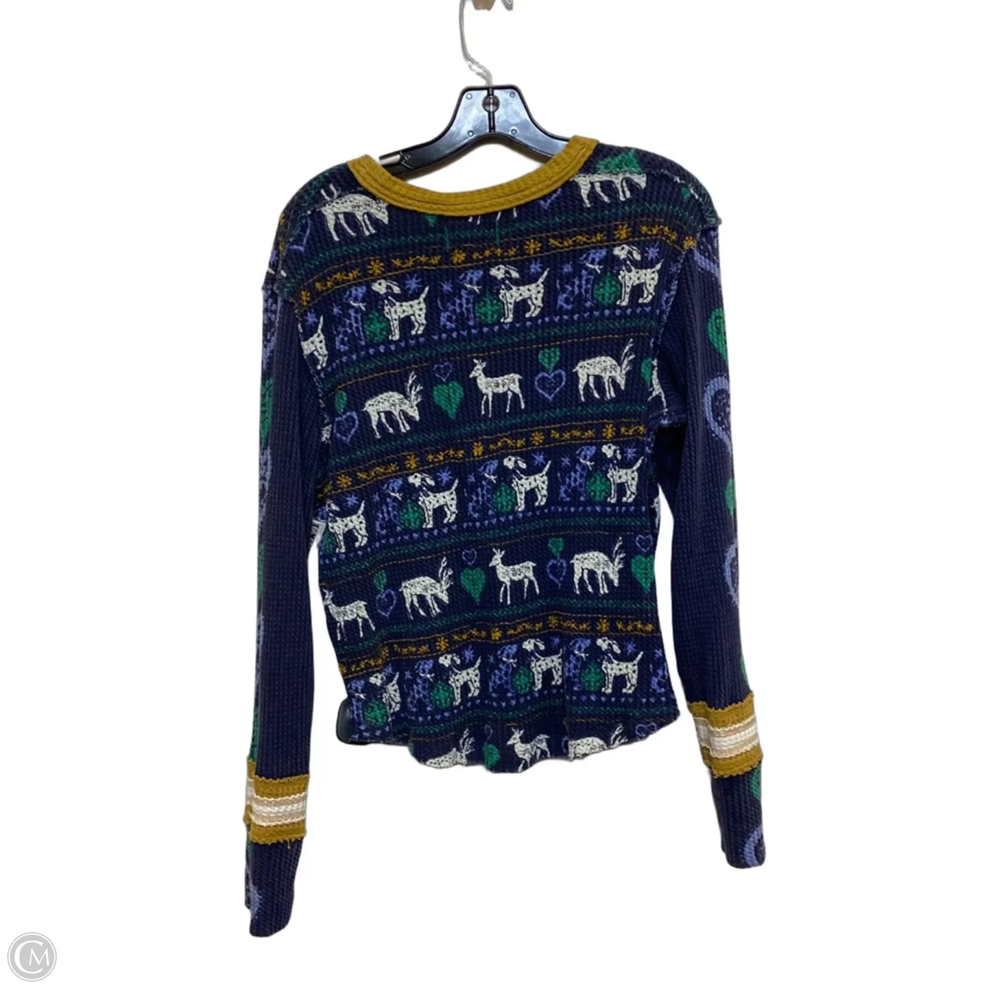 Top Long Sleeve By We The Free In Blue, Size: M