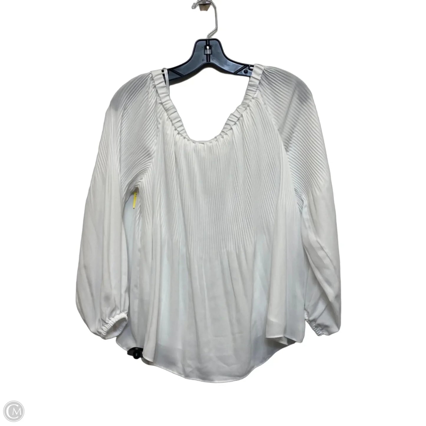 Top Long Sleeve By Michael By Michael Kors In White, Size: M