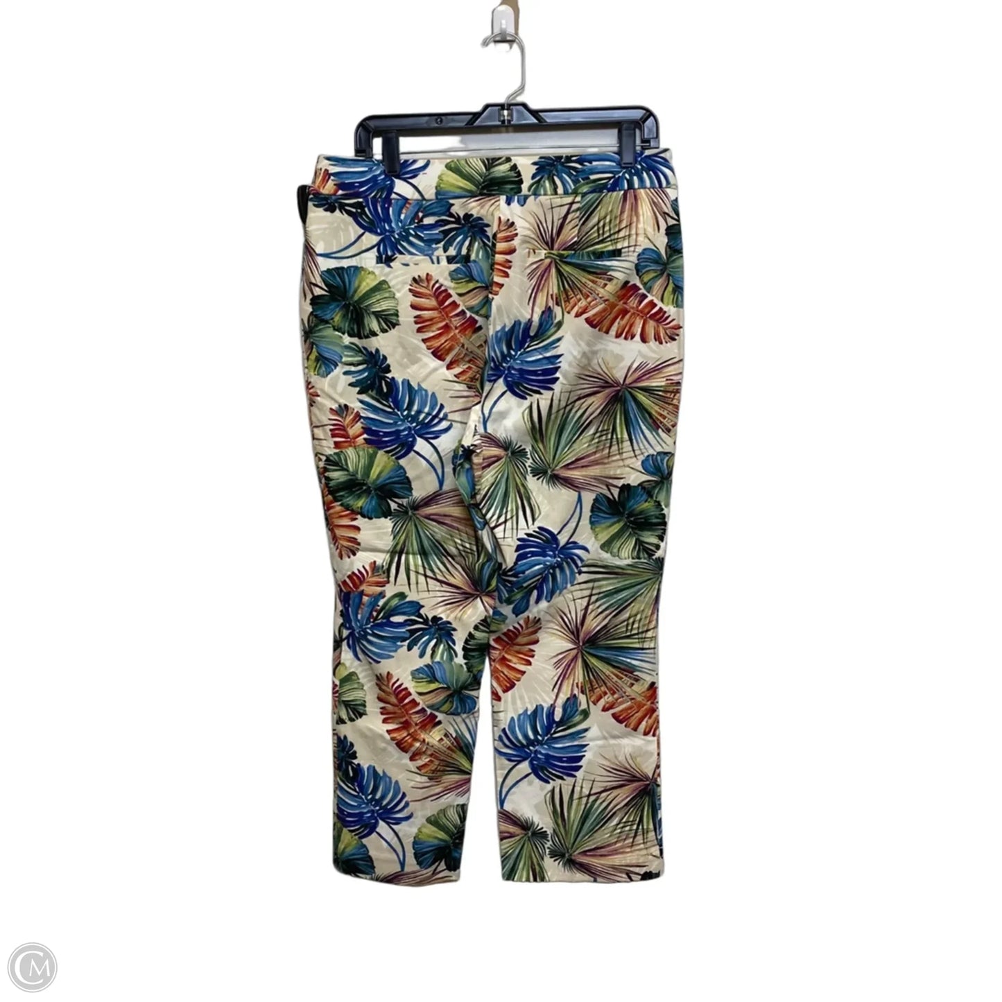 Pants Chinos & Khakis By Chicos In Blue & Cream, Size: 10