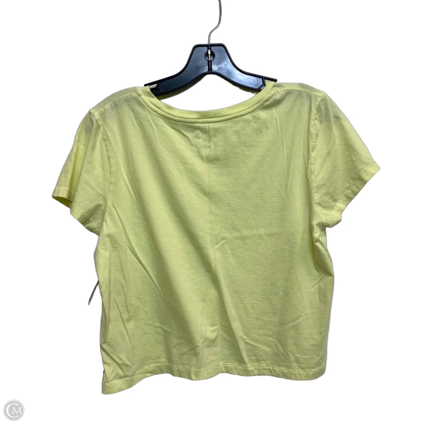Top Short Sleeve By Universal Thread In Yellow, Size: L
