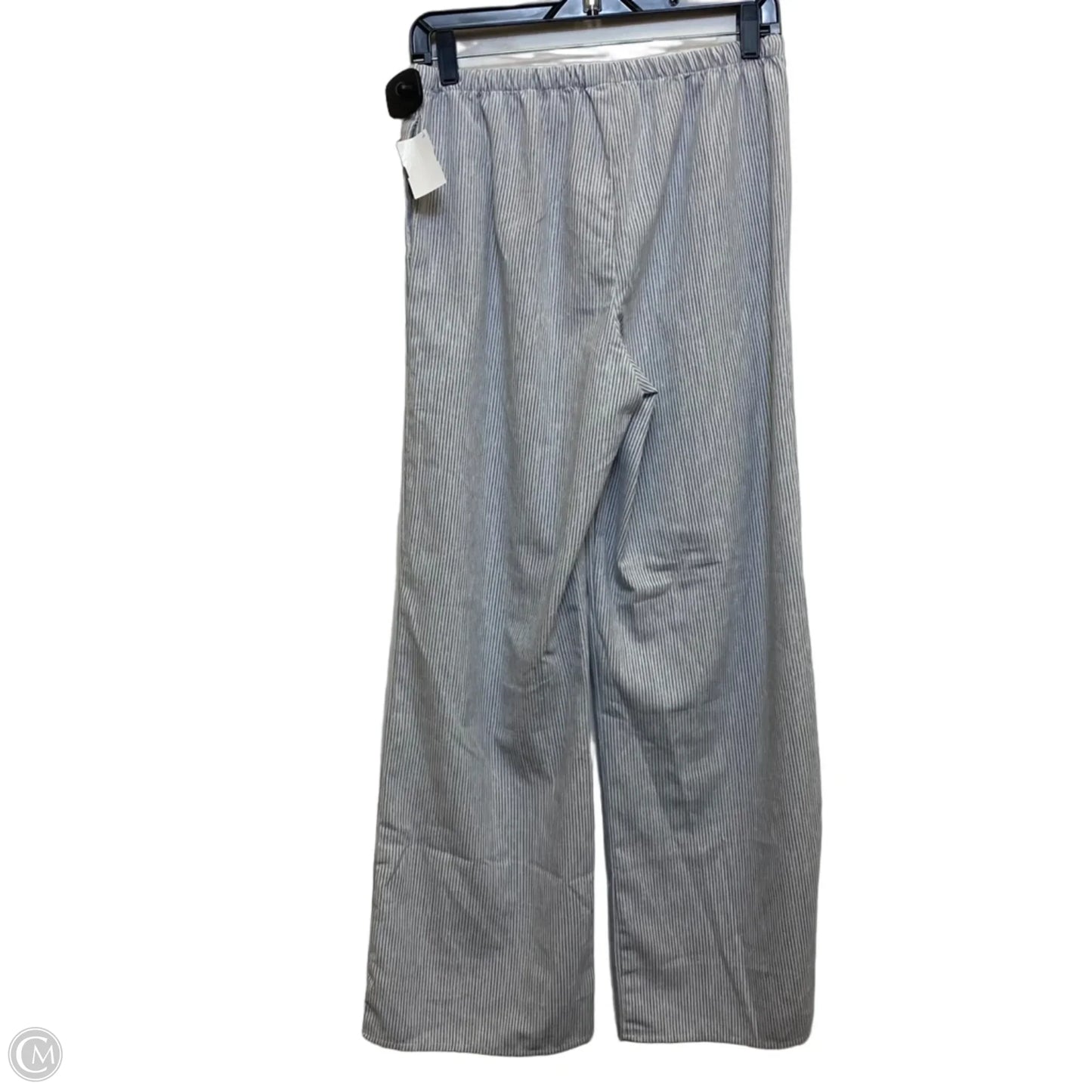 Pants Linen By Sienna Sky In Grey & White, Size: M