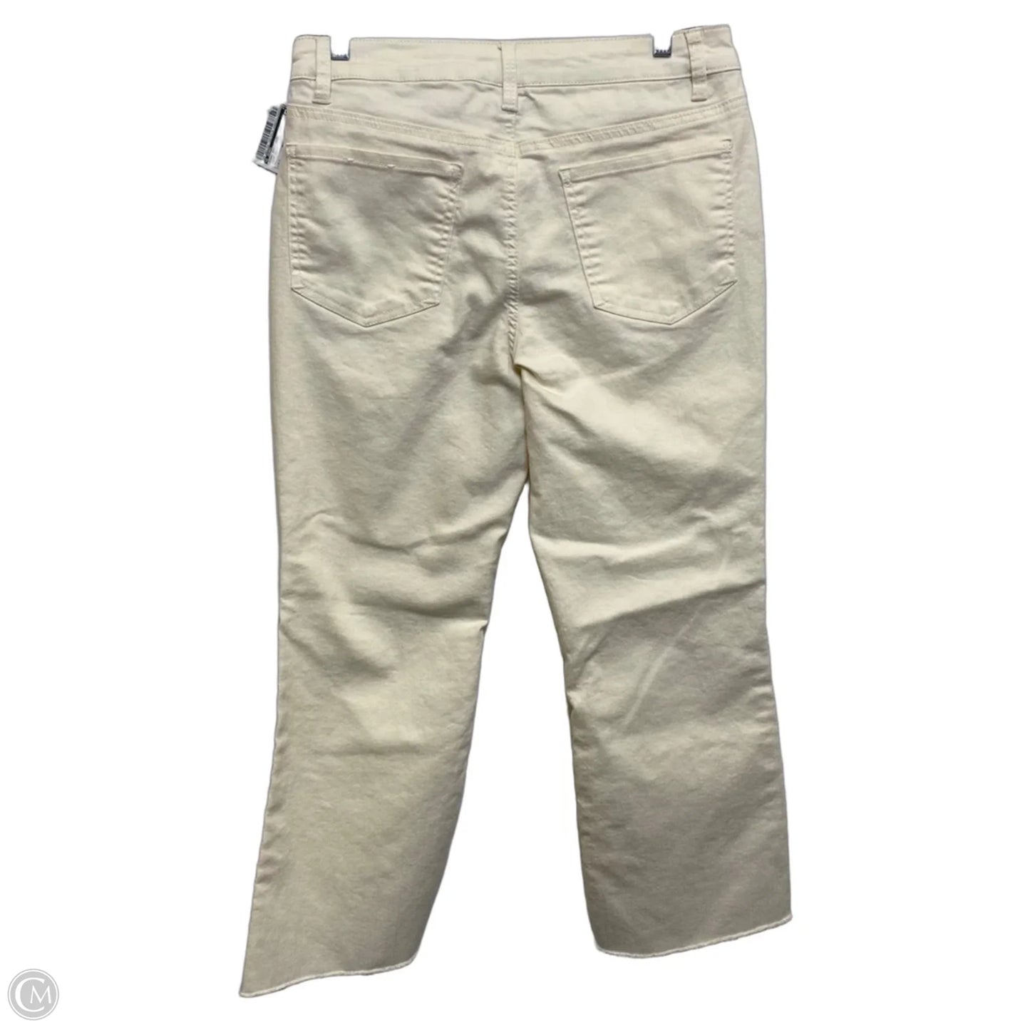 Jeans Boot Cut By D Jeans In Cream Denim, Size: 6
