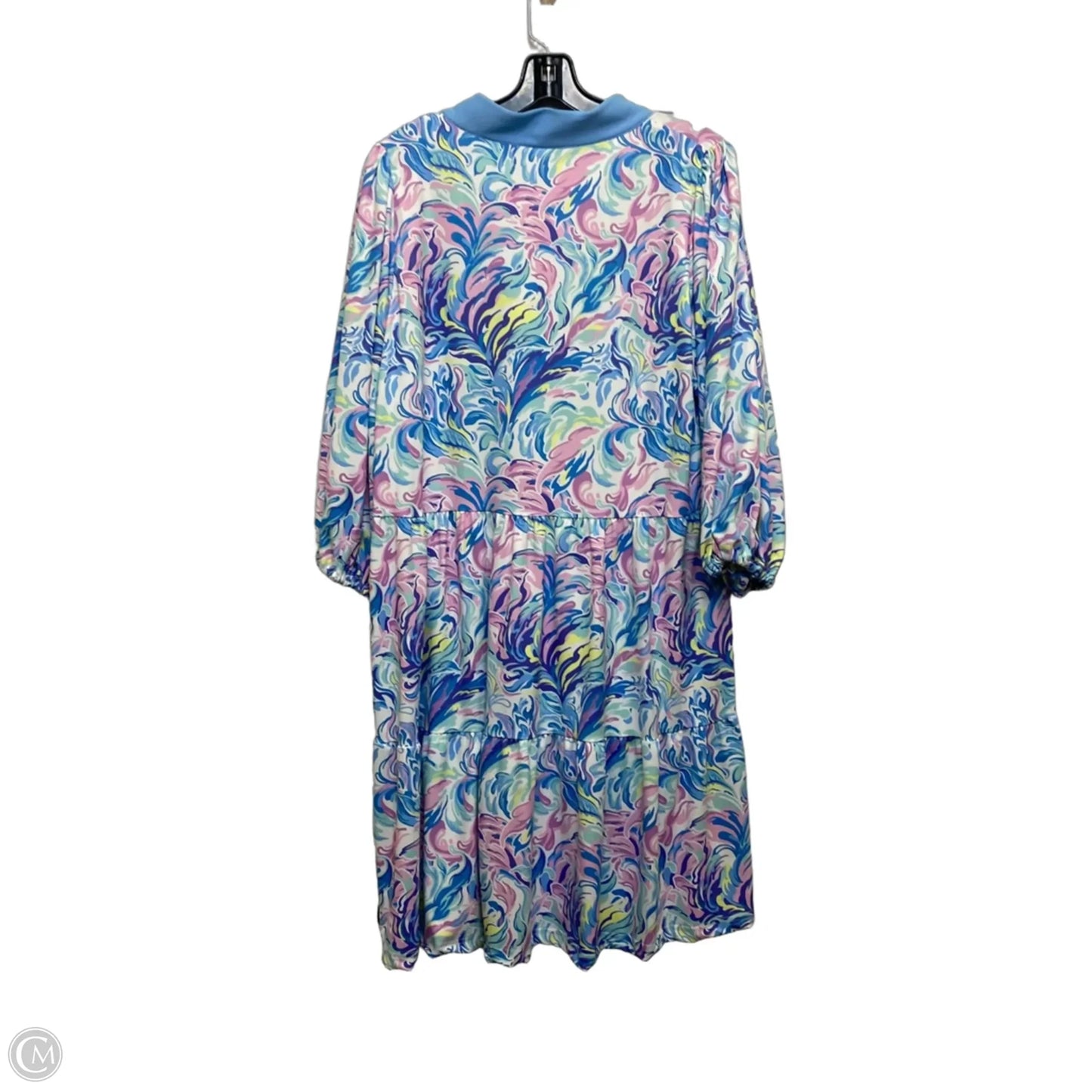 Dress Casual Short By Simply Southern In Blue & Pink, Size: L