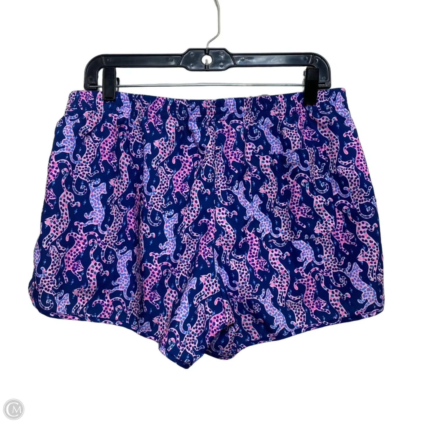 Shorts Designer By Lilly Pulitzer In Blue & Pink, Size: L