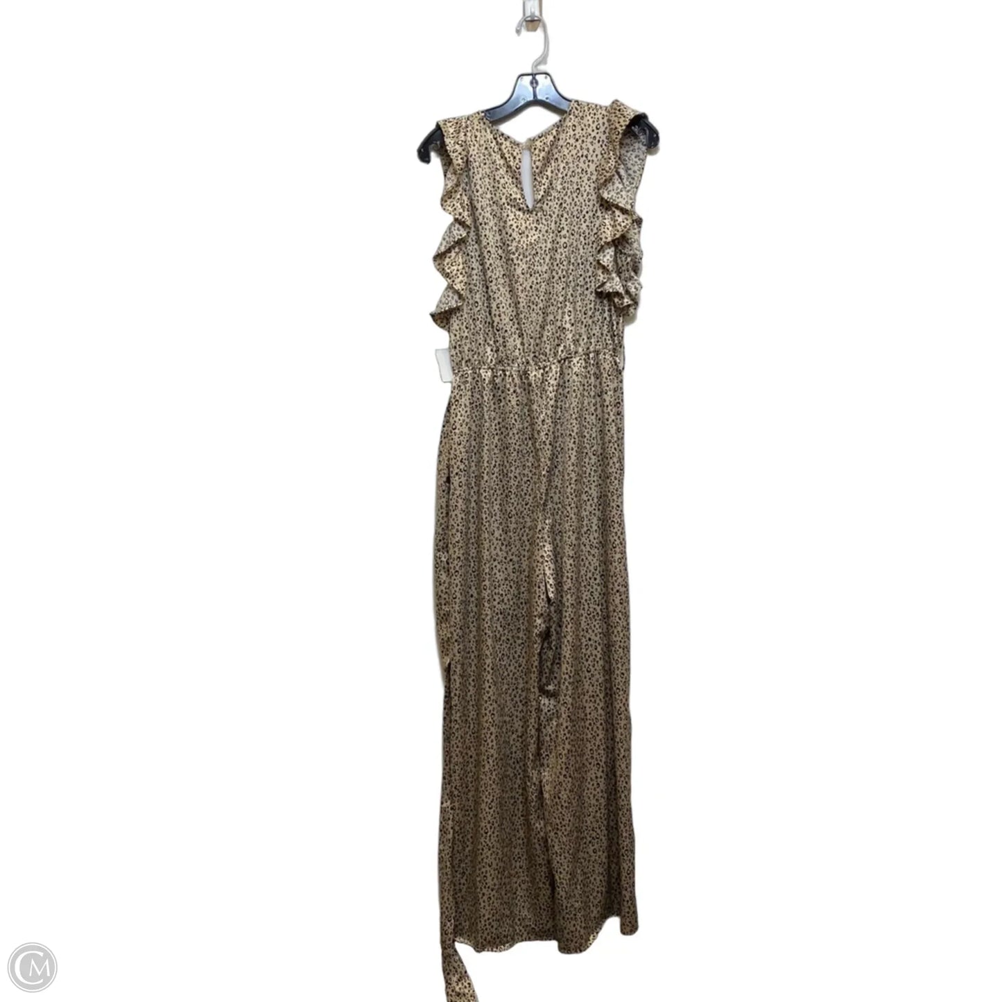 Jumpsuit By Good Luck Gem In Animal Print, Size: M