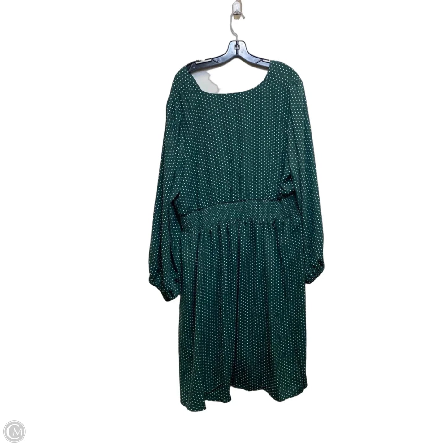 Dress Casual Midi By Draper James In Green & White, Size: 2x