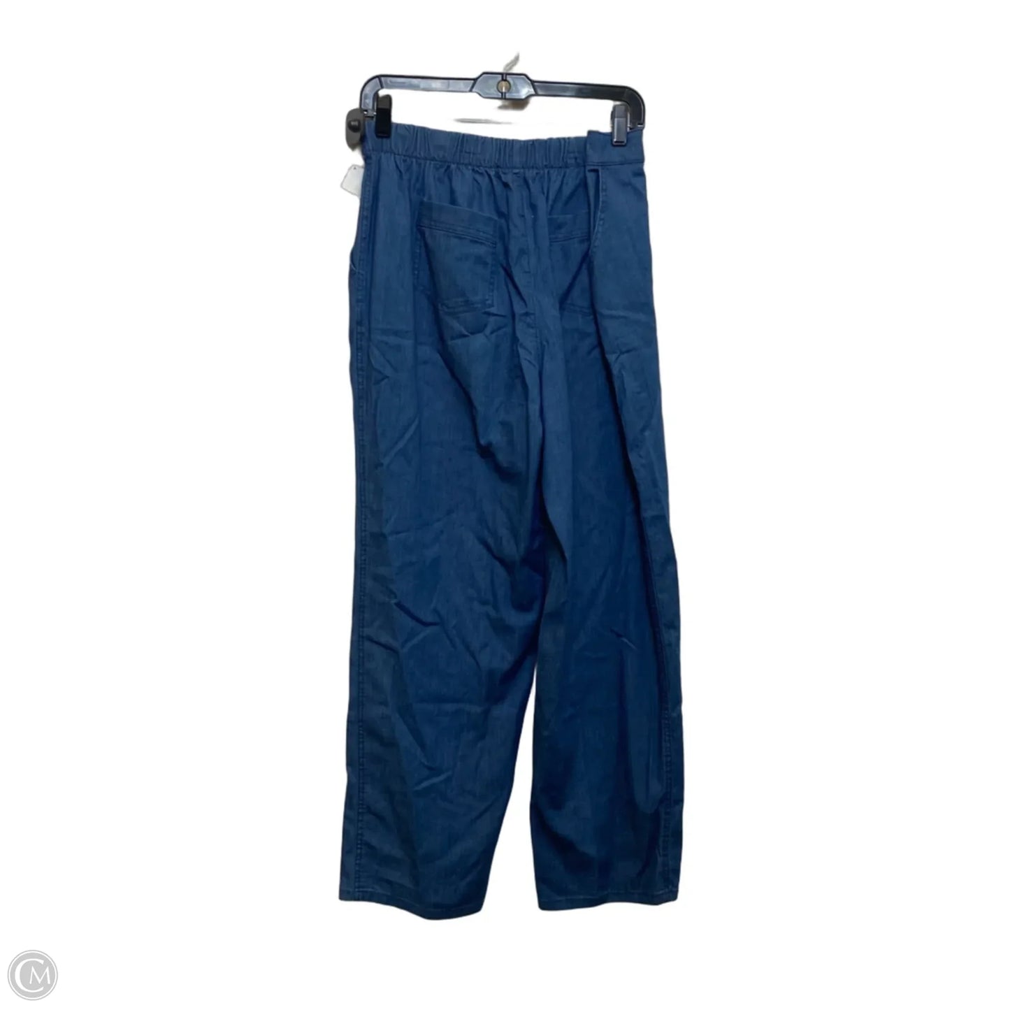 Pants Wide Leg By N Touch In Blue Denim, Size: 12