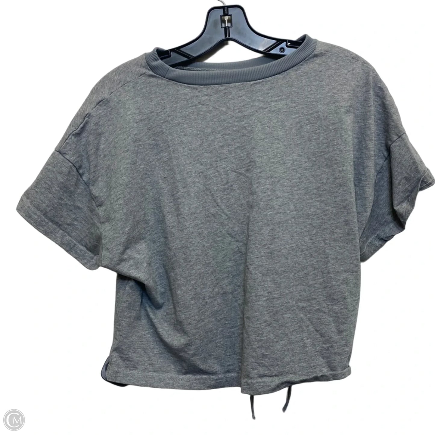 Top Short Sleeve By Cmf In Grey, Size: L