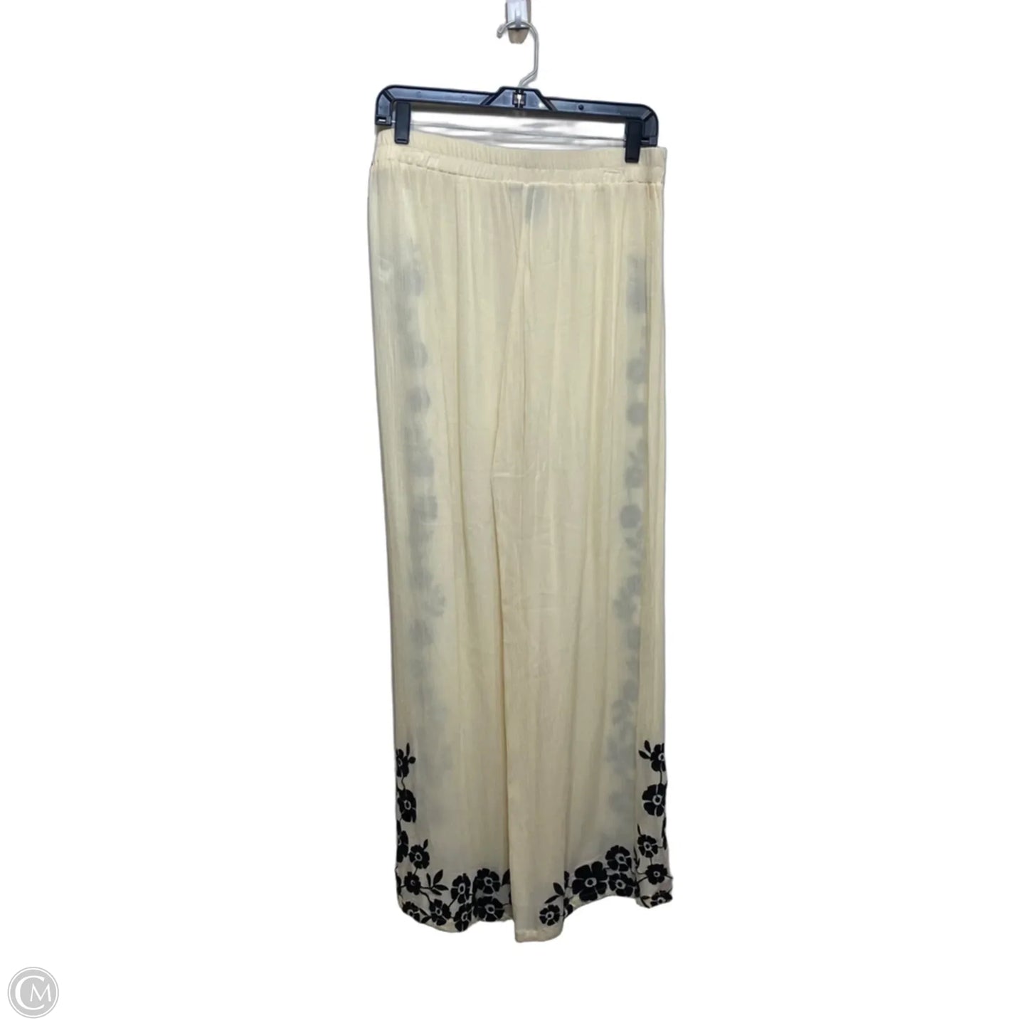 Pants Wide Leg By Forever 21 In Cream, Size: Xl