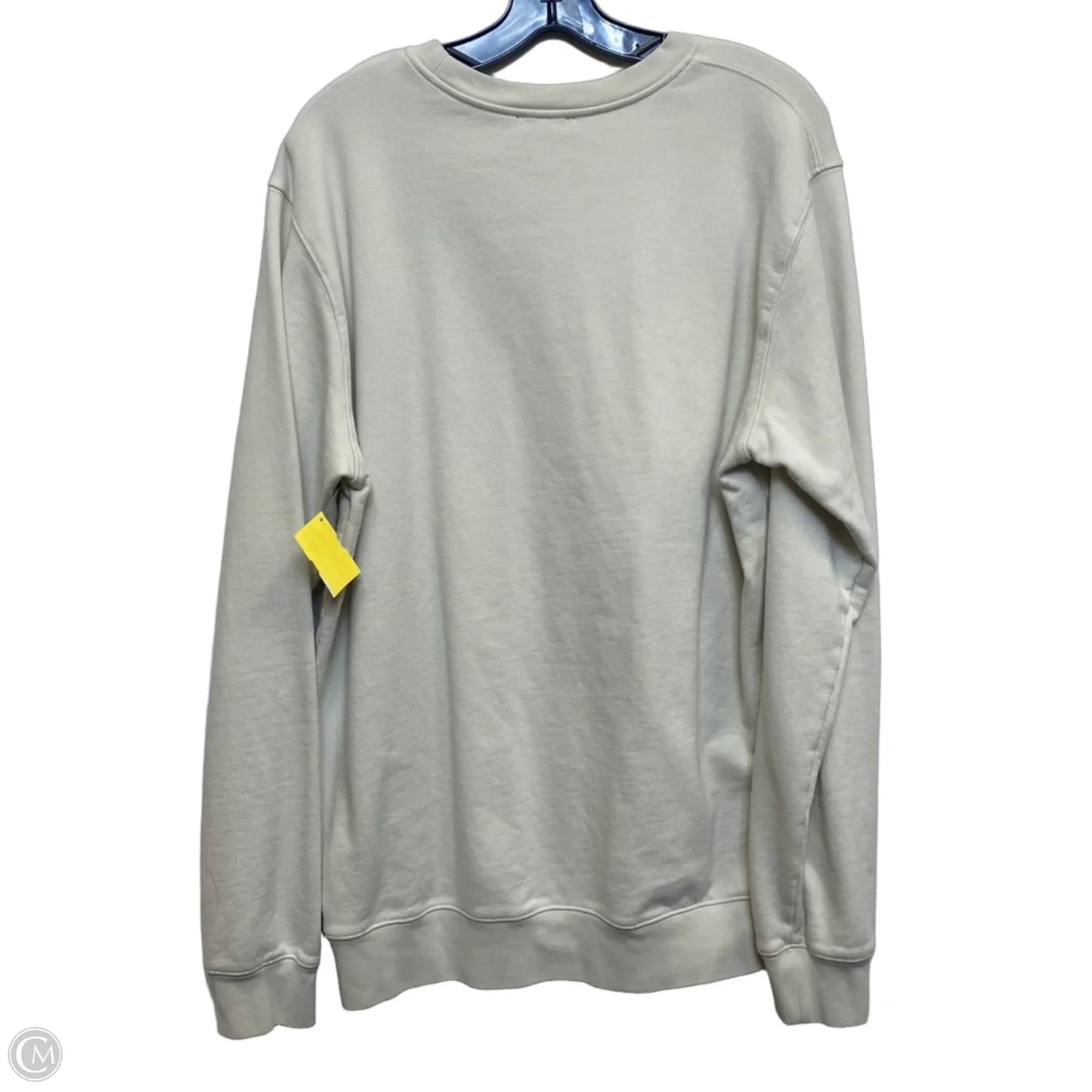 Sweatshirt Crewneck By Zutter In Cream, Size: L