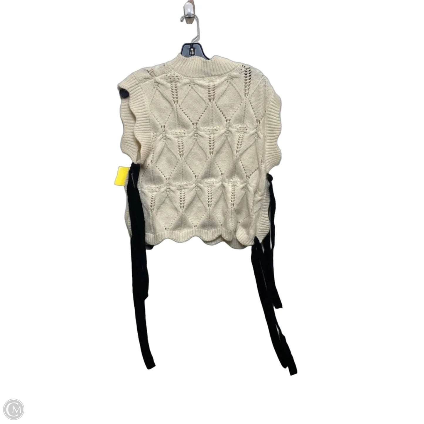 Top Sleeveless By Mable In Cream, Size: S