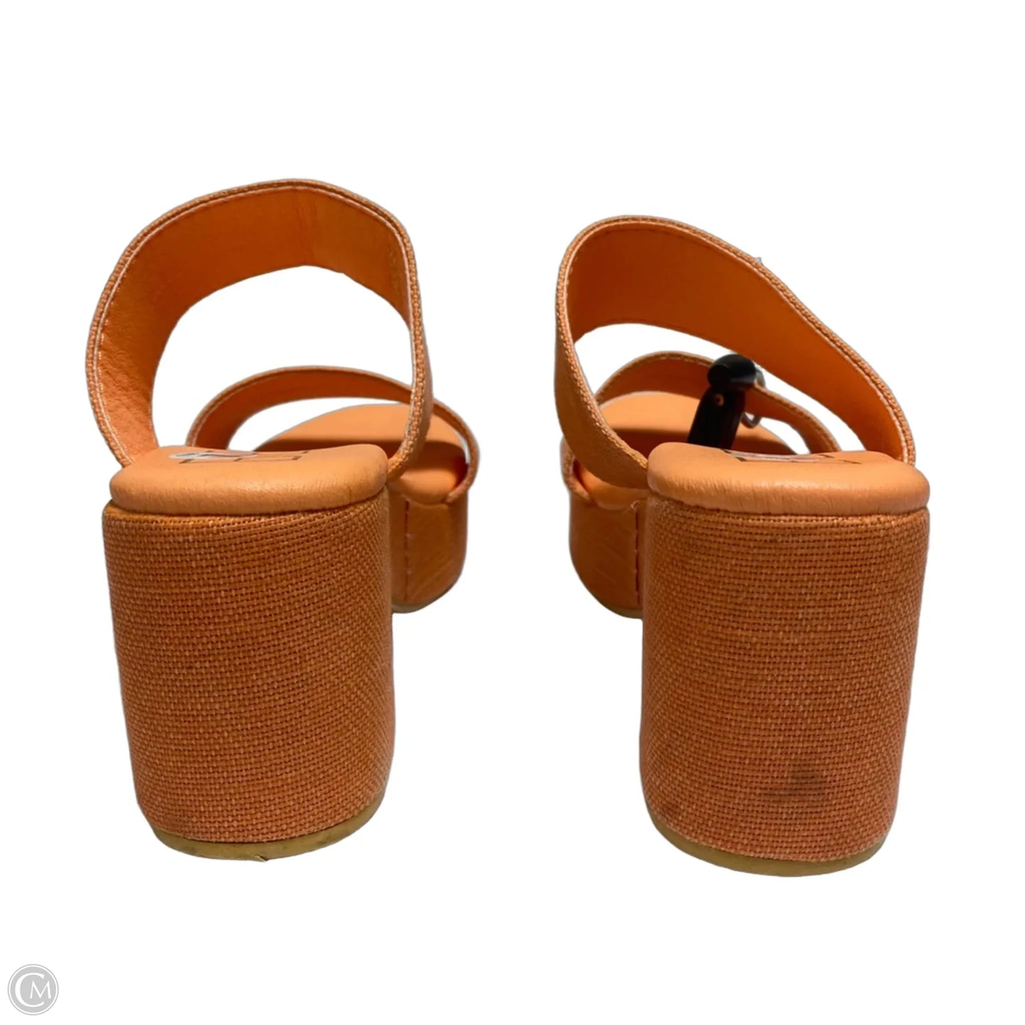 Sandals Heels Platform By Matisse In Orange, Size: 7