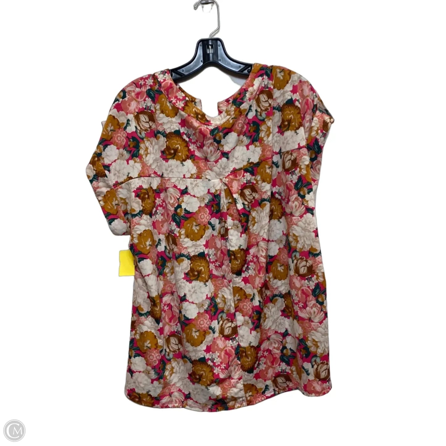 Top Sleeveless By Dear Scarlett In Brown & Pink, Size: Xl