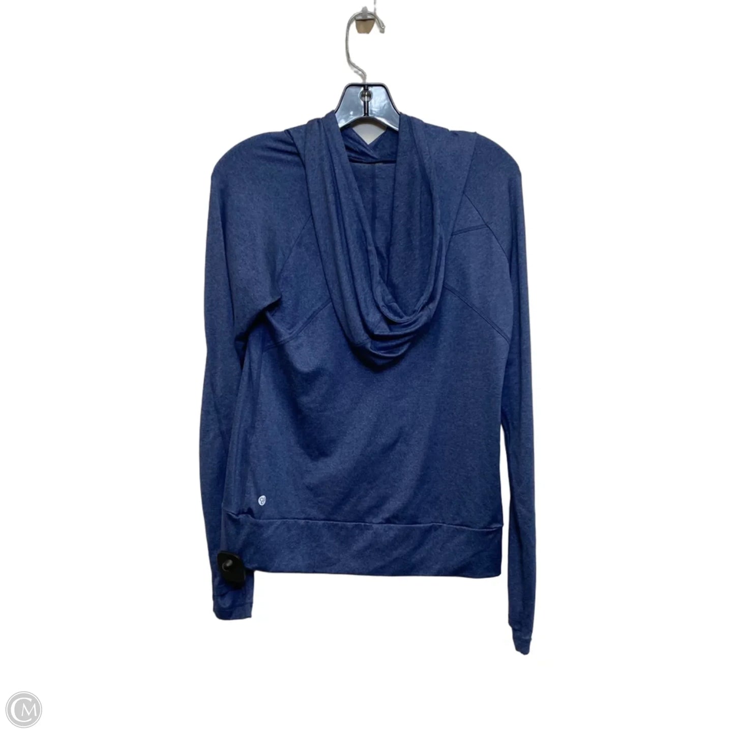 Athletic Top Long Sleeve Hoodie By Zella In Blue, Size: S