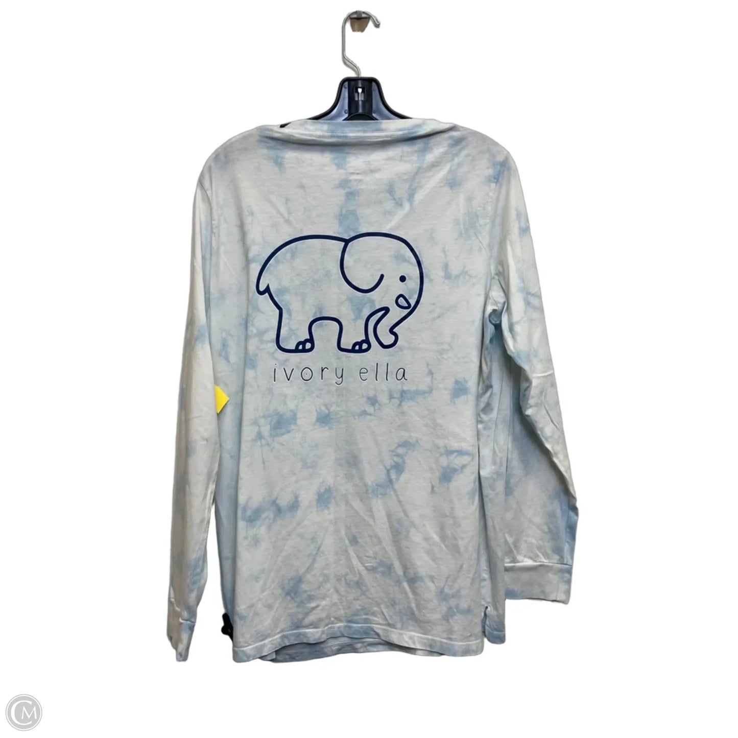 Top Long Sleeve By Ivory Ella In Blue, Size: Xl