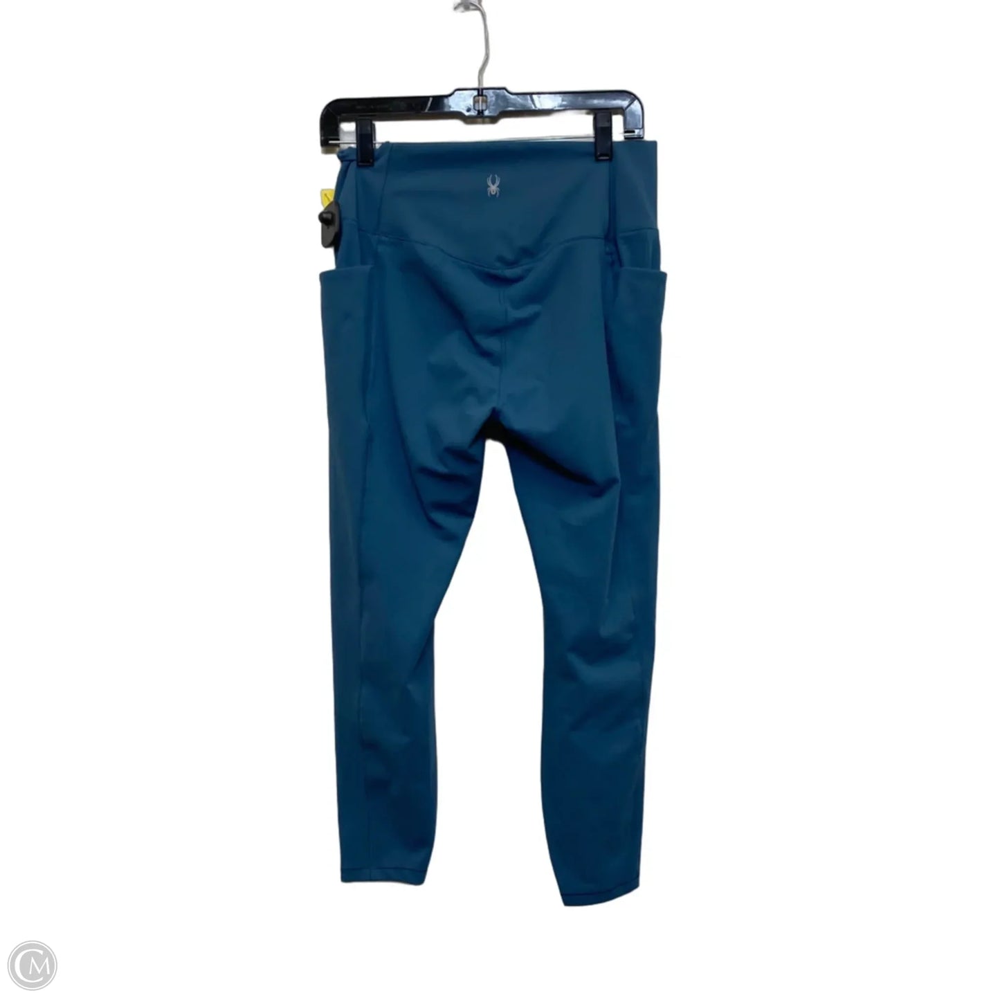 Athletic Leggings By Spyder In Blue, Size: L