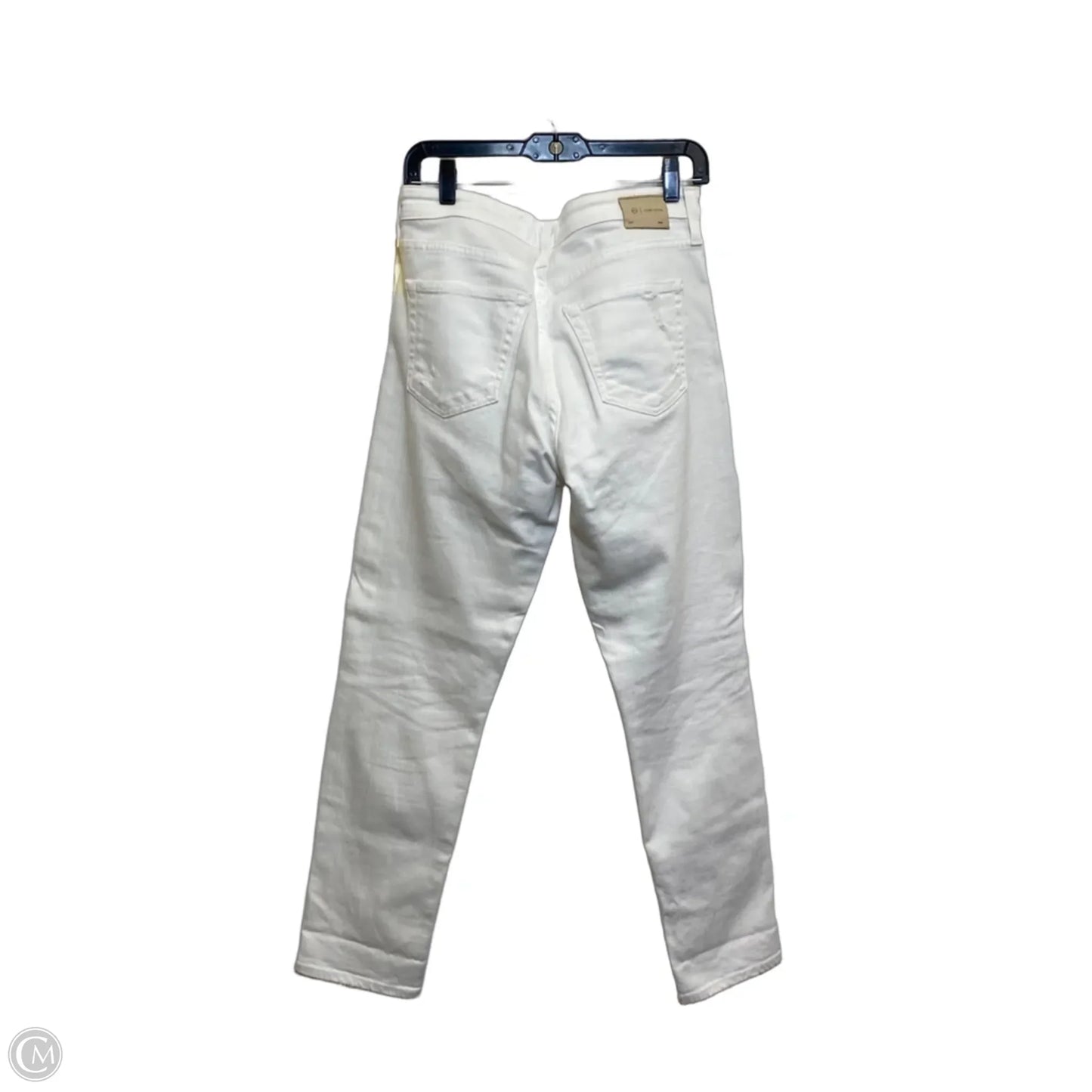 Jeans Designer By Ag Jeans In White Denim, Size: 4